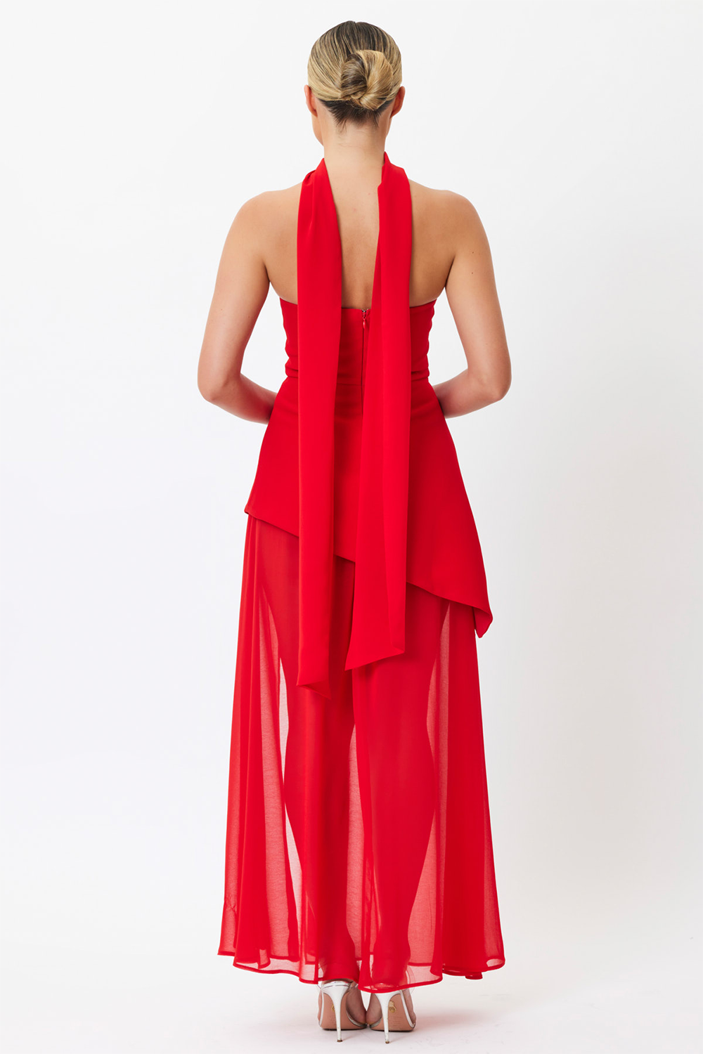 Delia Maxi Dress Red