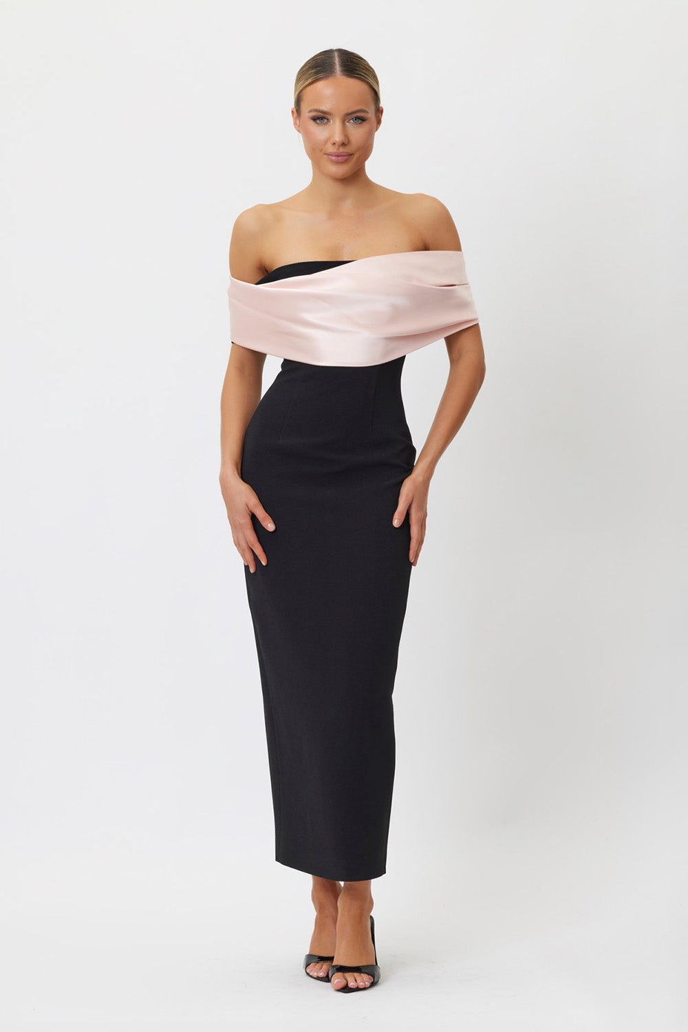 Claudia Midi Dress Black