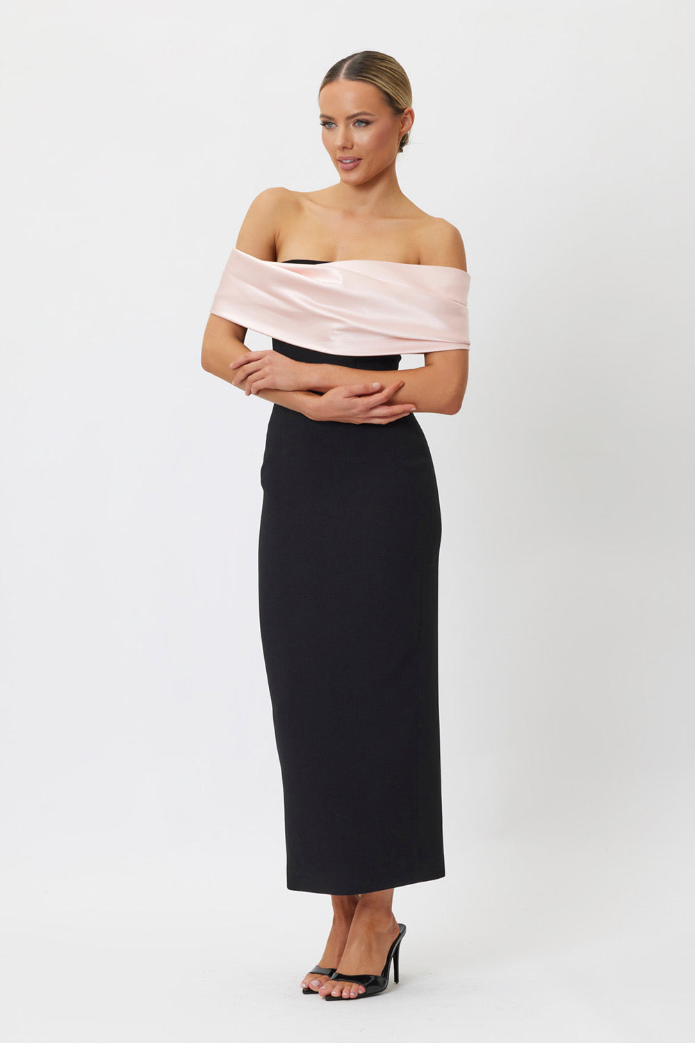 Claudia Midi Dress Black