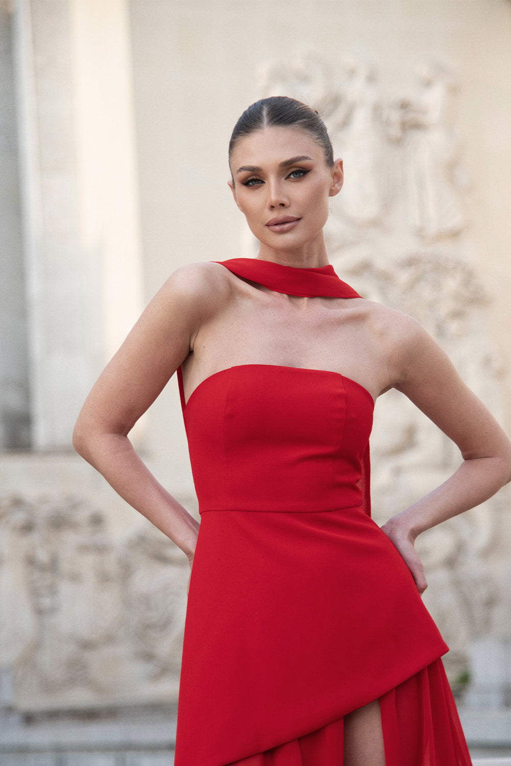 Delia Maxi Dress Red