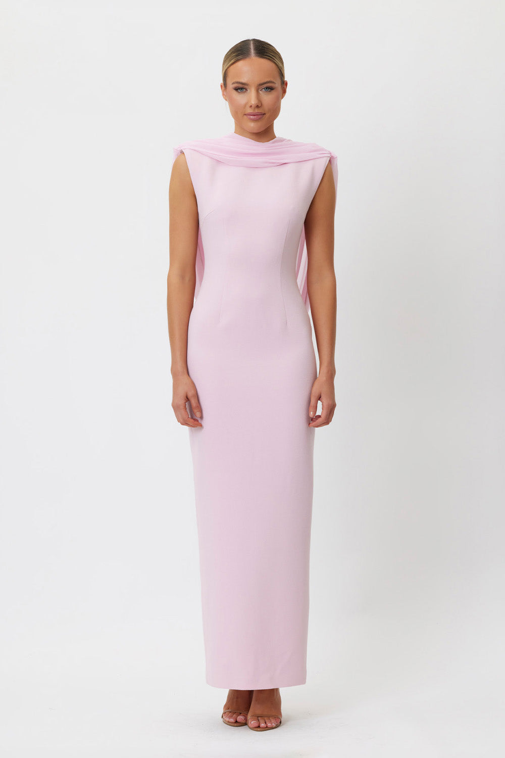 Claudette Midi Dress Pink
