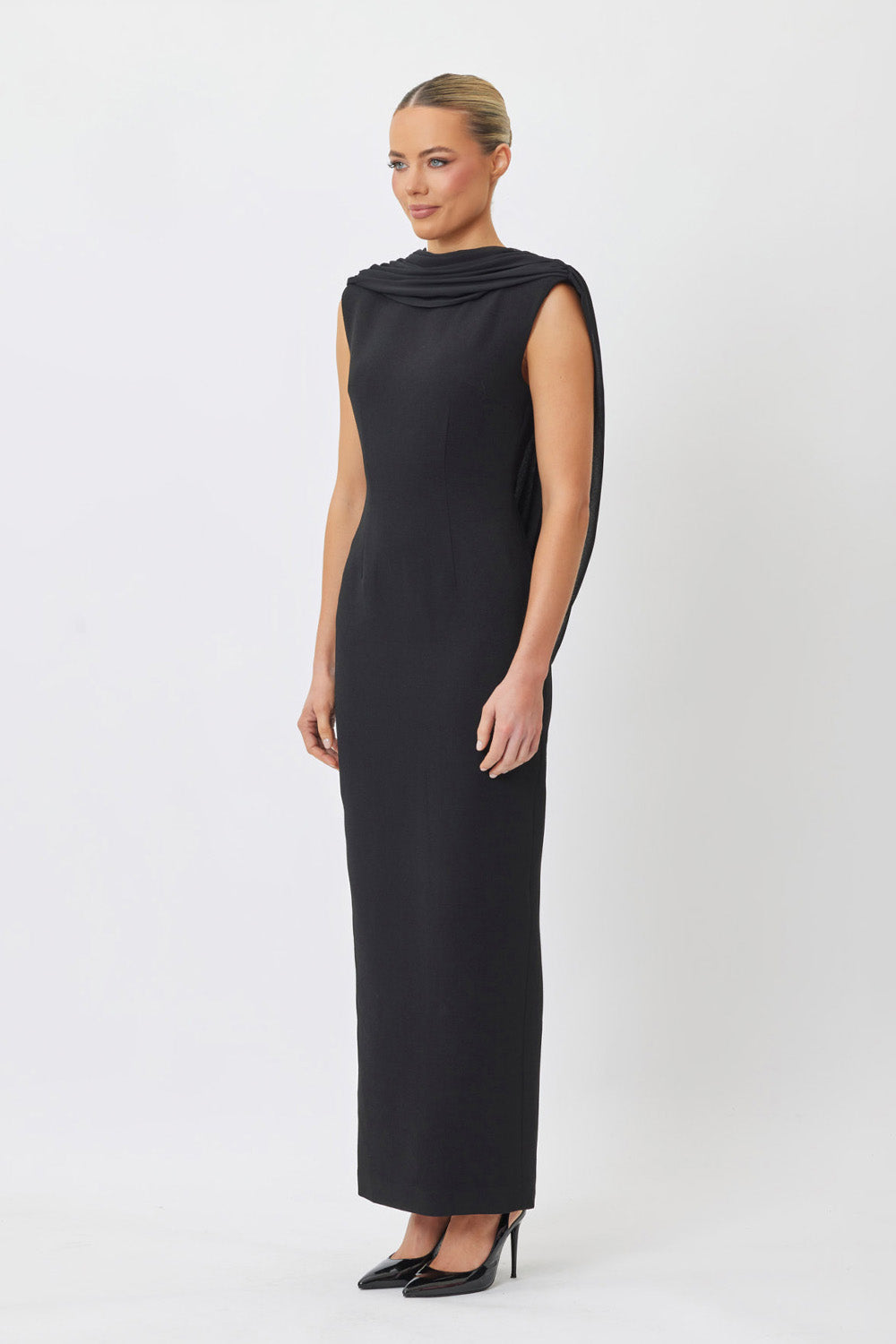 Claudette Midi Dress Black