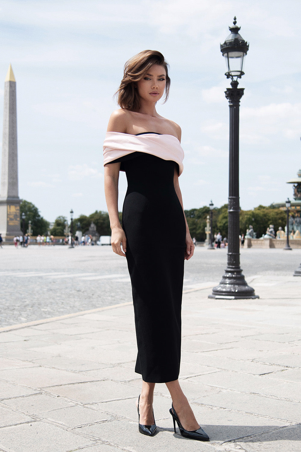 Claudia Midi Dress Black