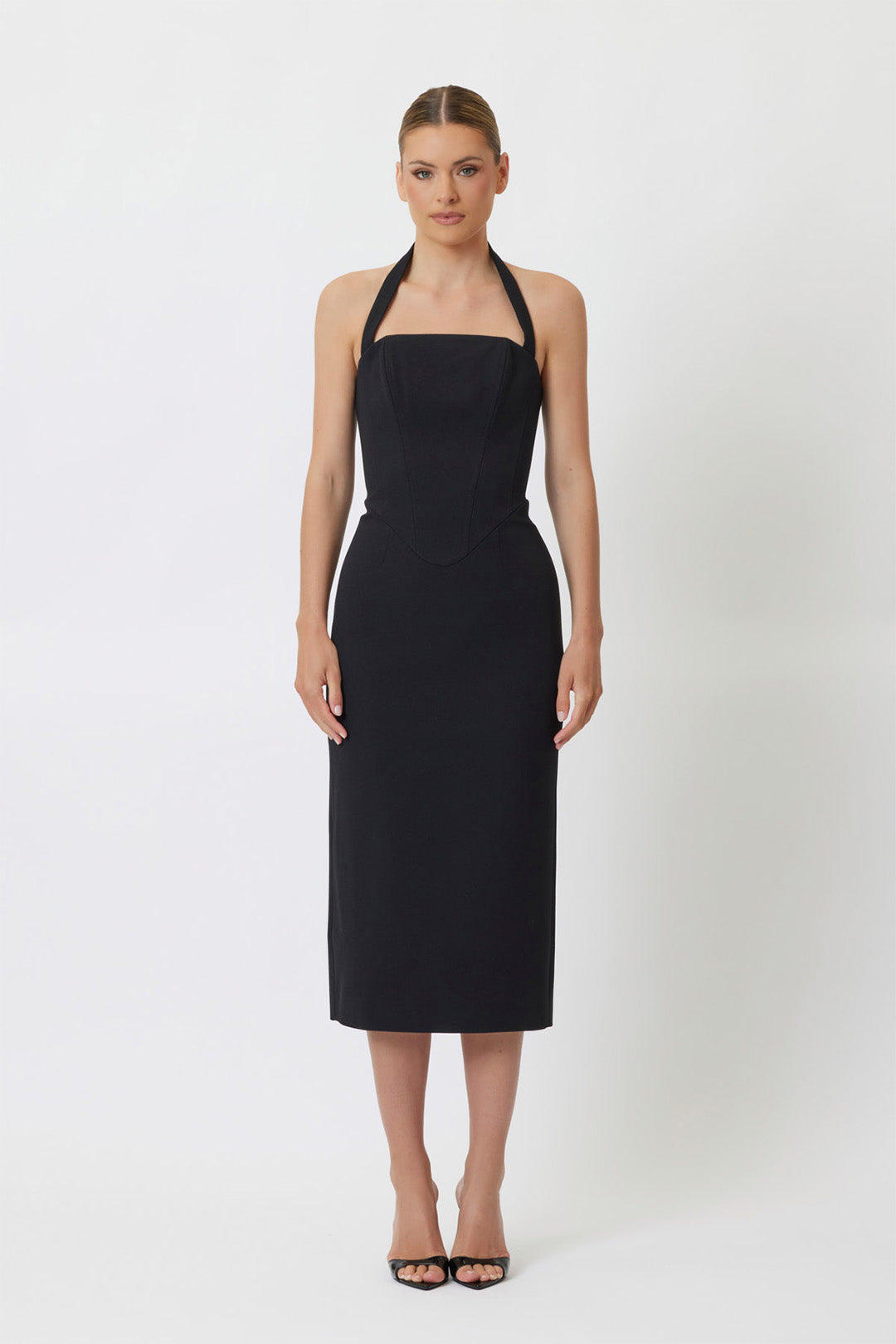 Libbie Midi Dress Black