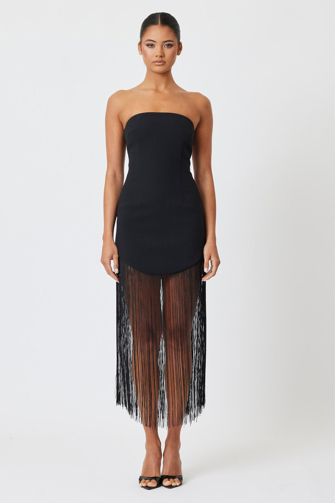 Amalfi Midi Dress Black
