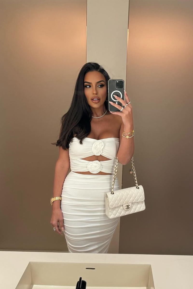 Julie Ruched Crop Top