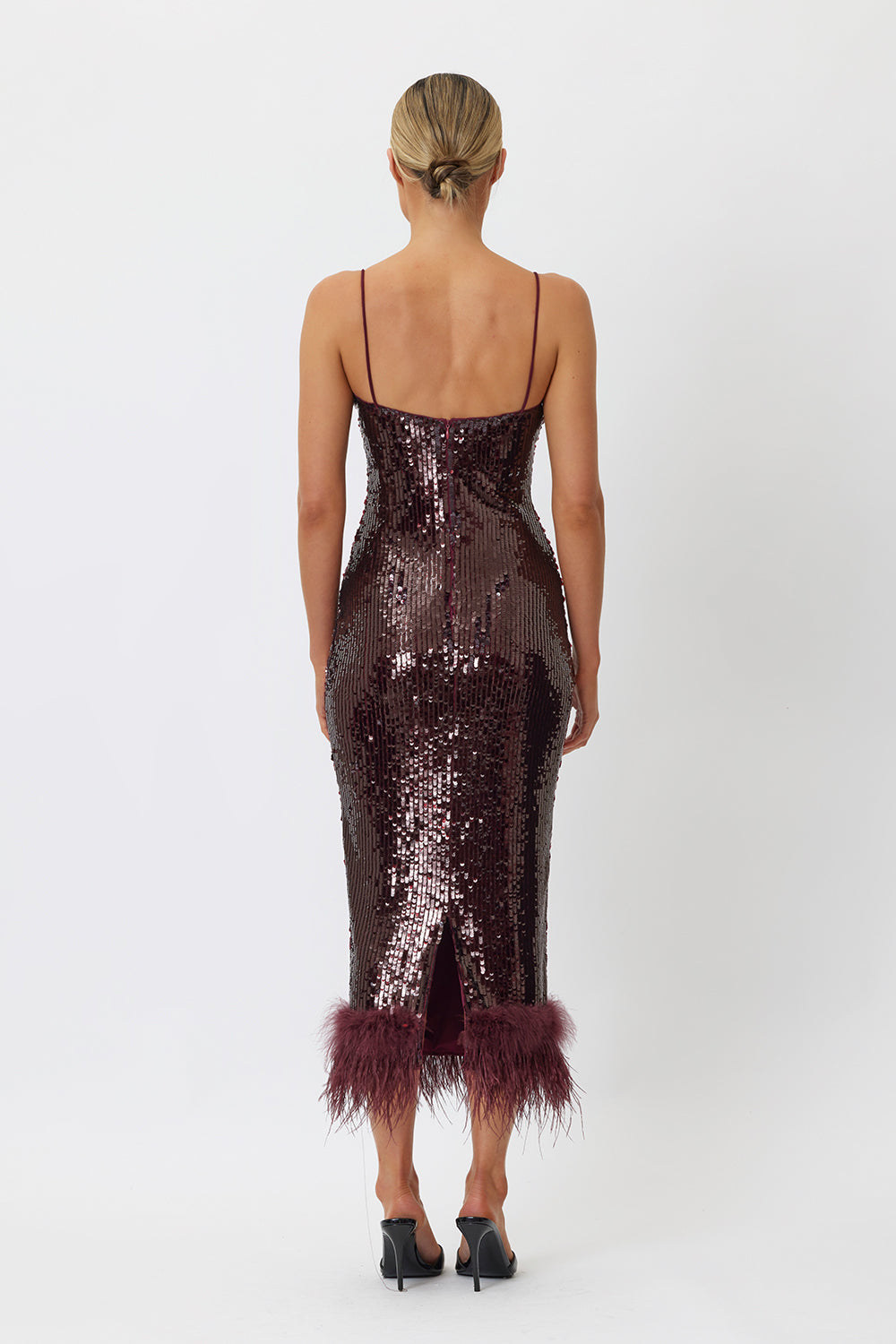 Izzy Midi Dress Plum