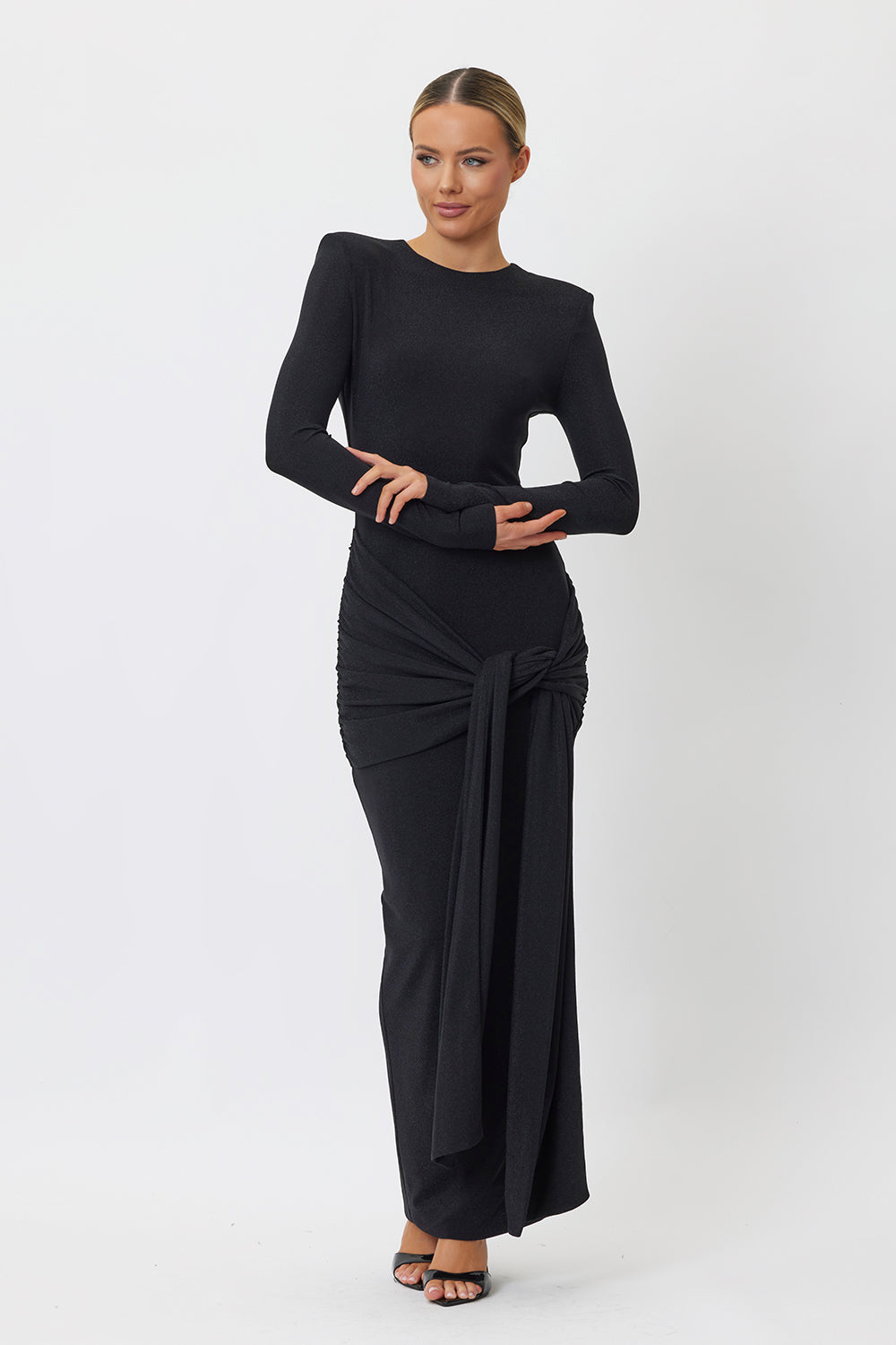 Georgianna Midi Dress Black