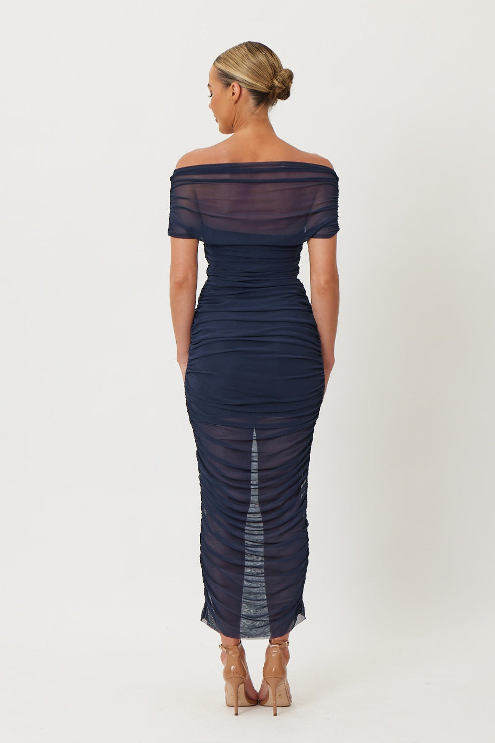 Noemie Midi Dress Navy
