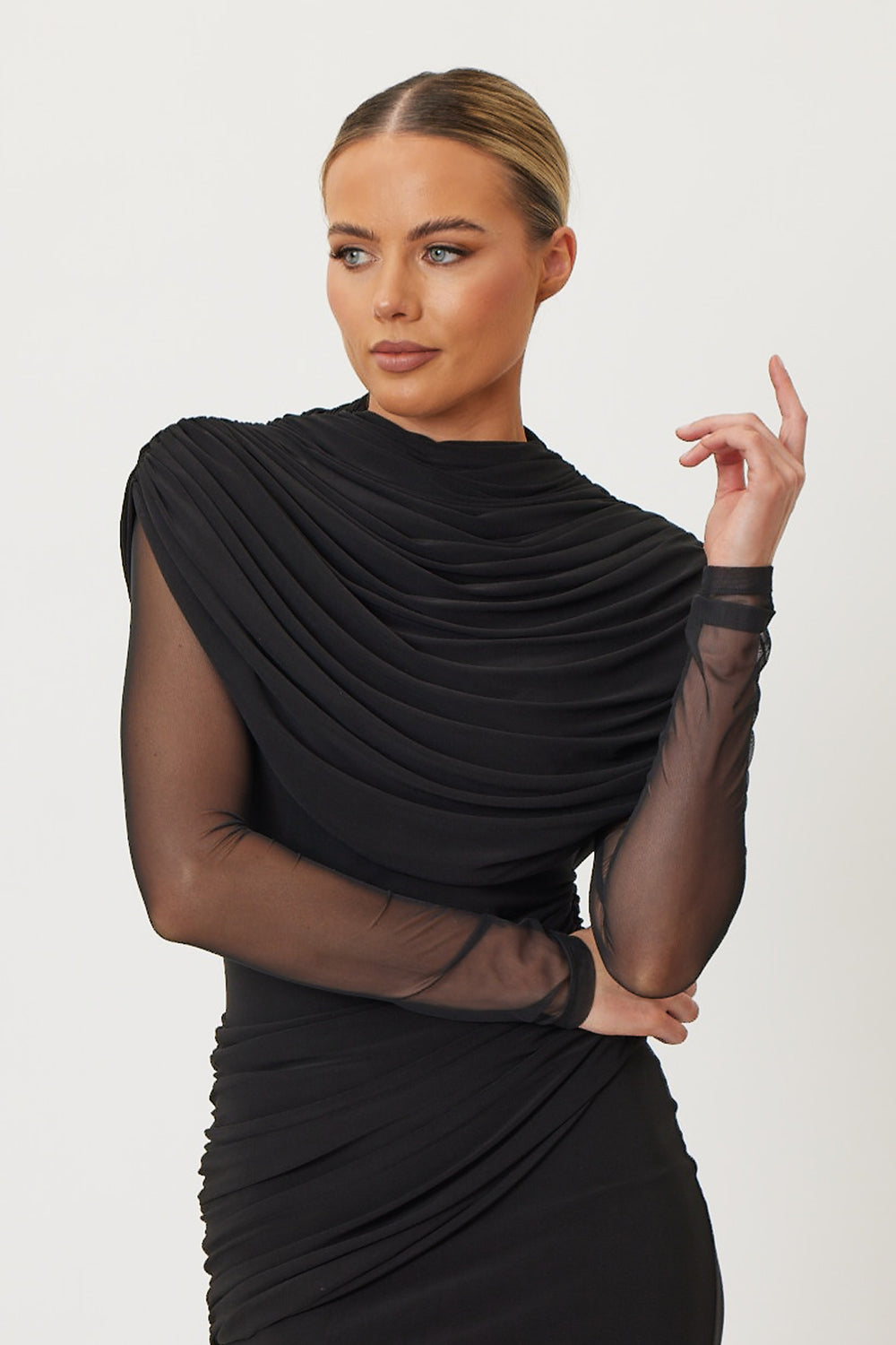 Zuric Midi Dress Black