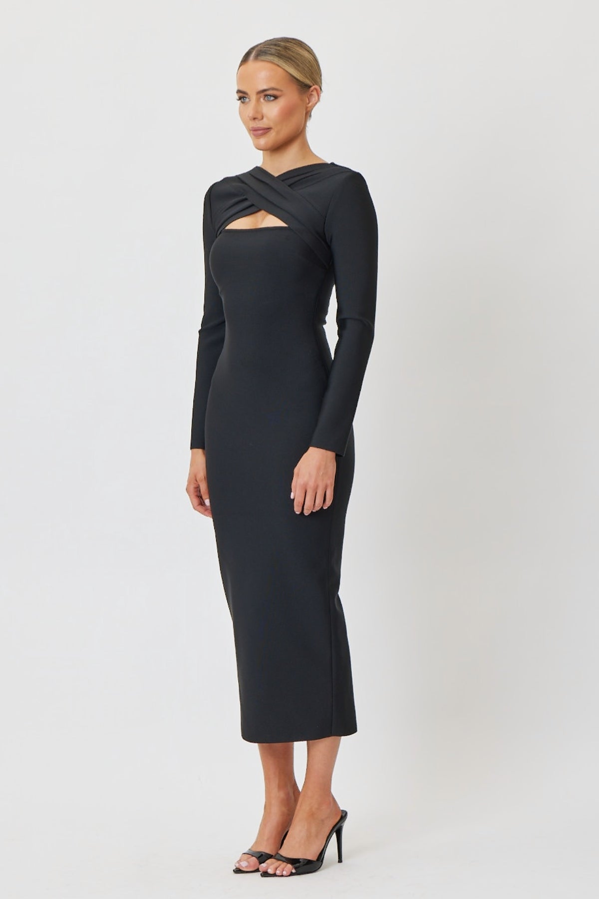 Jayne Midi Dress Black