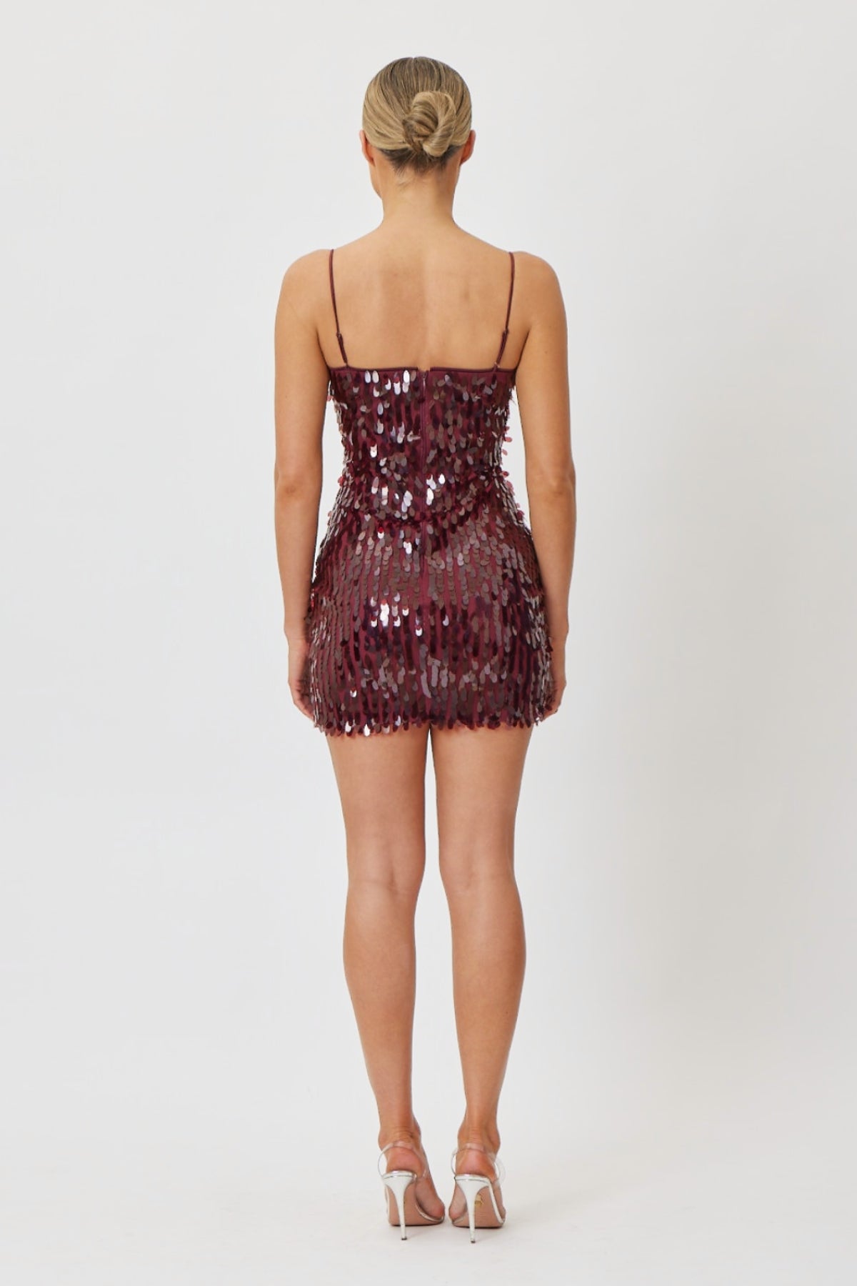 Elaria Mini Dress Plum