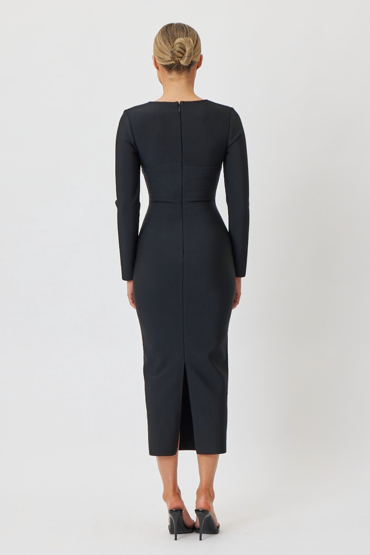 Jayne Midi Dress Black