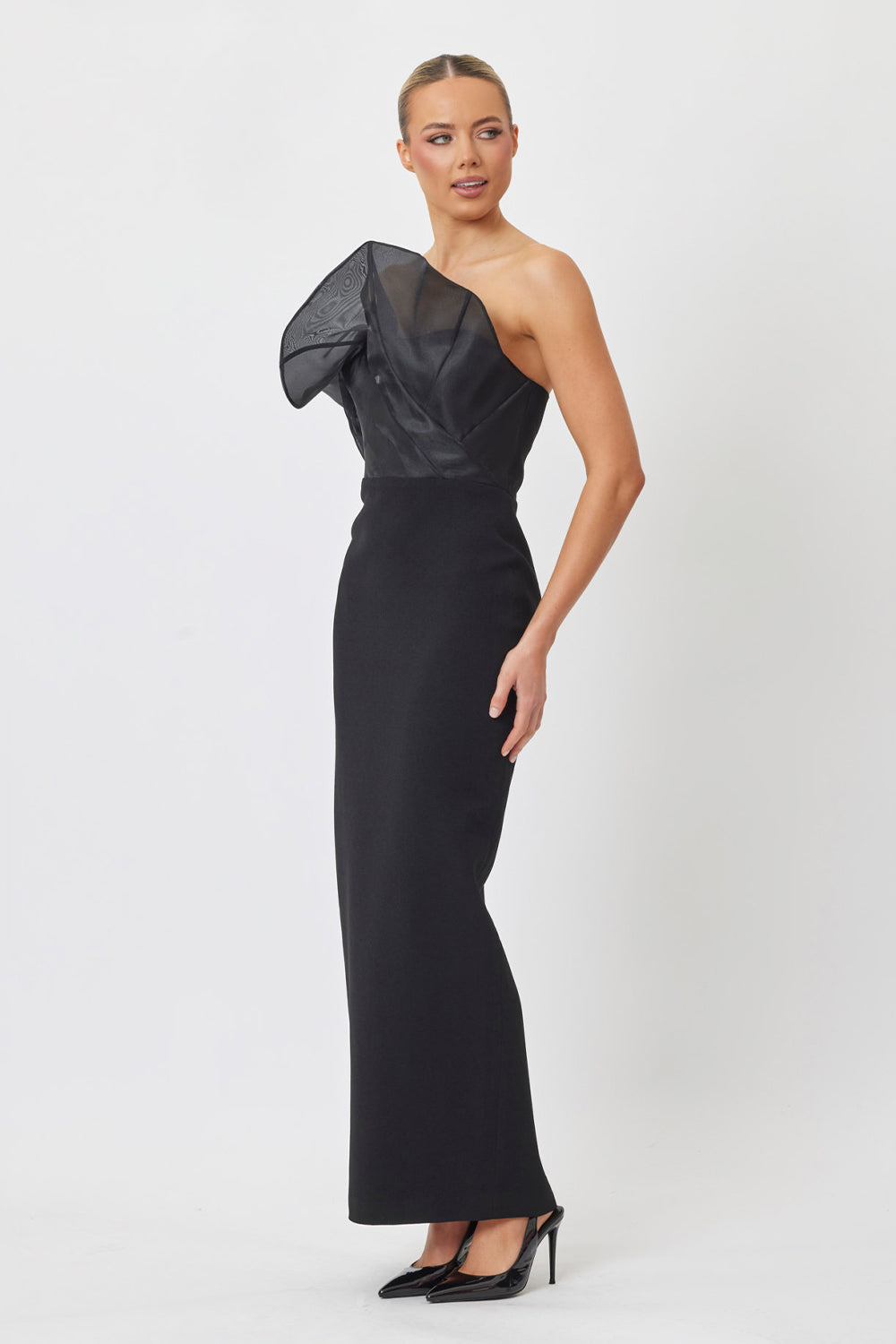Nora Midi Dress Black
