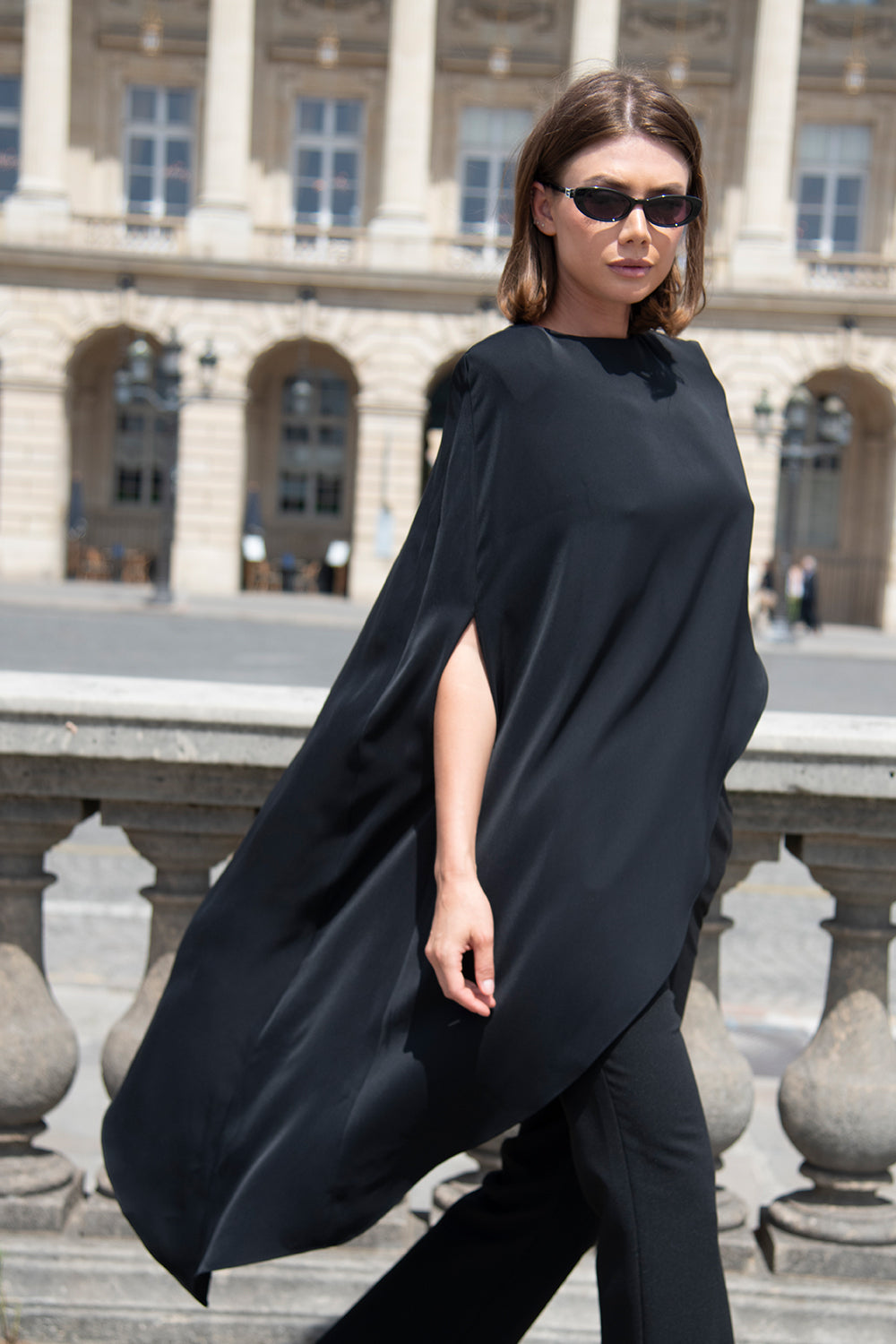 Saffron Top Black