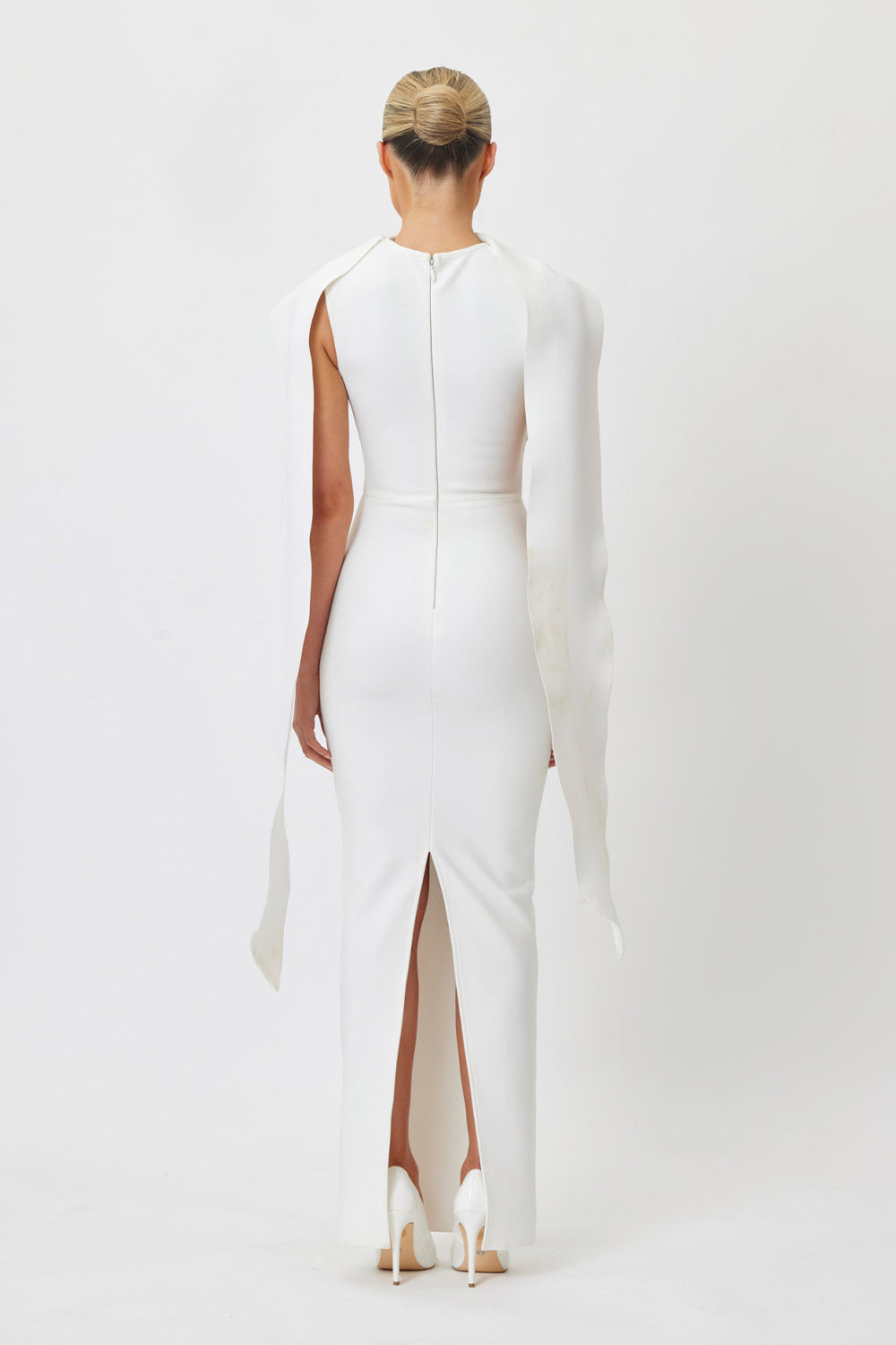 Jemima Midi Dress White