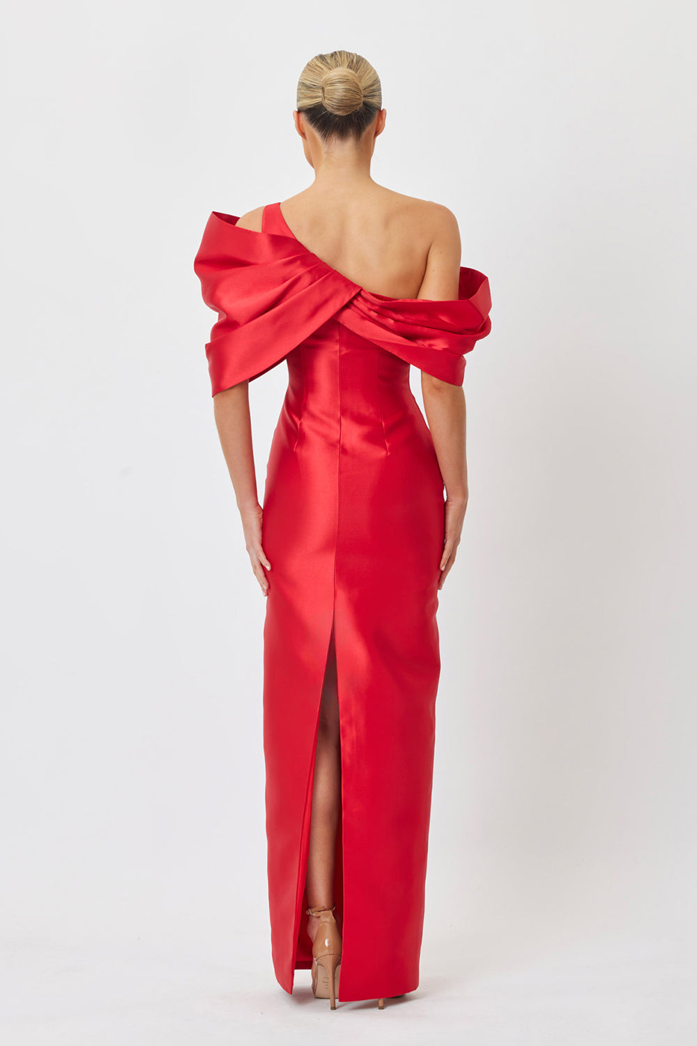 Selma Midi Dress Red