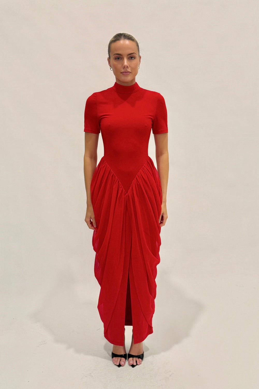 Sample X1Grw Maxi Dress Red 6