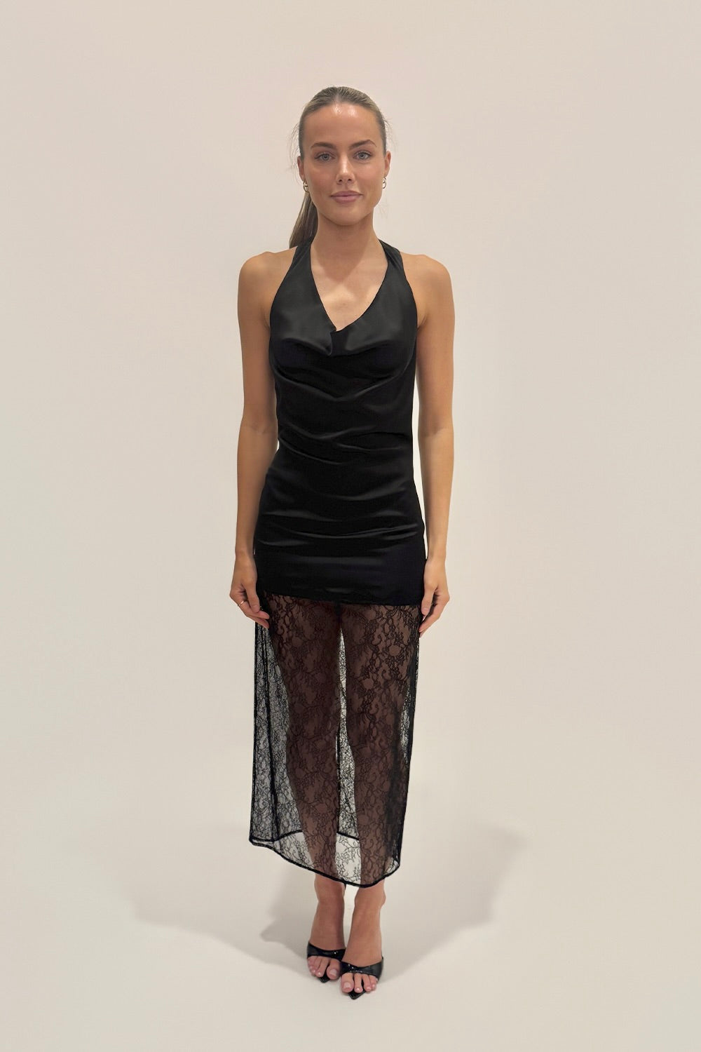 Sample 2V2Y5 Midi Dress Black 6