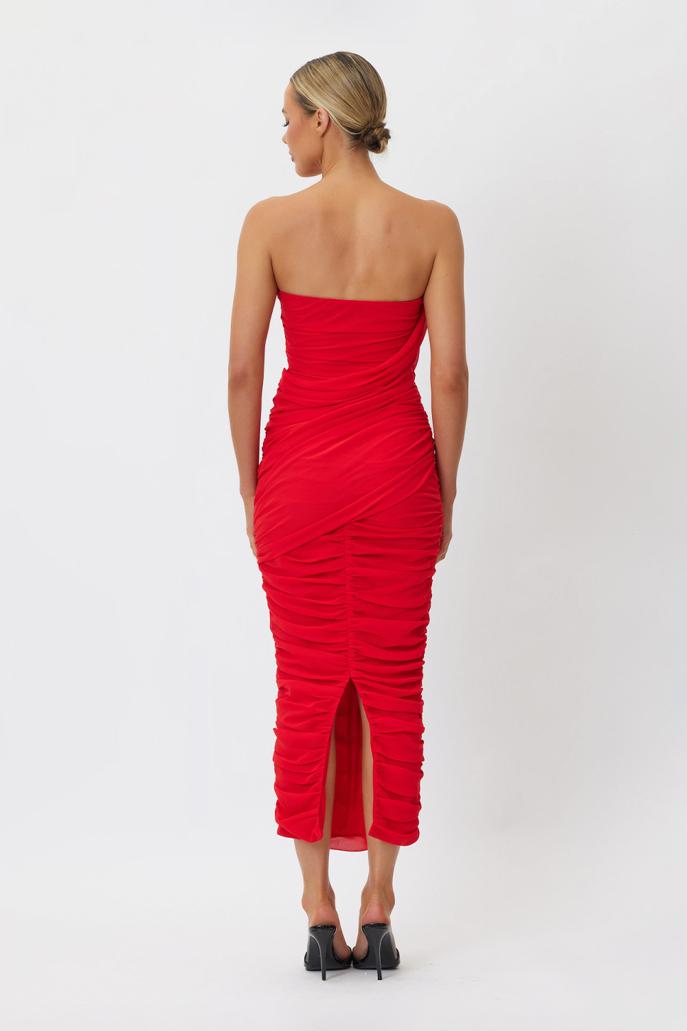 Sample OYWNK Midi Dress Red 6