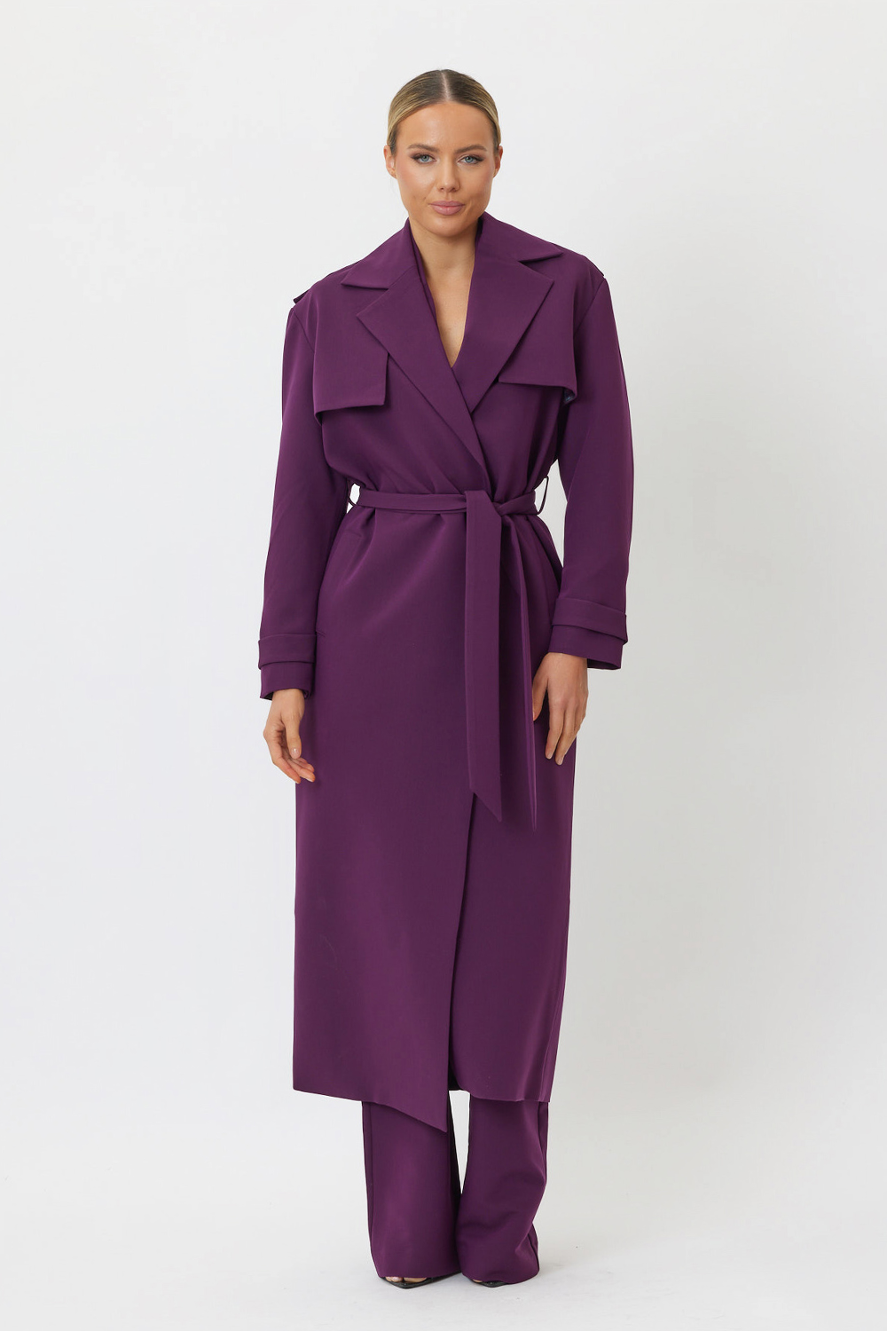 Sample UZL7L Coat Plum 6