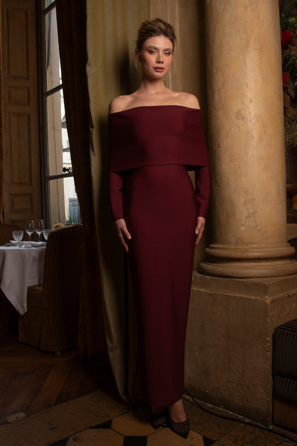 Therese Maxi Dress Plum