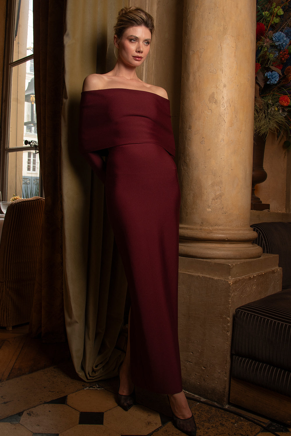 Therese Maxi Dress Plum