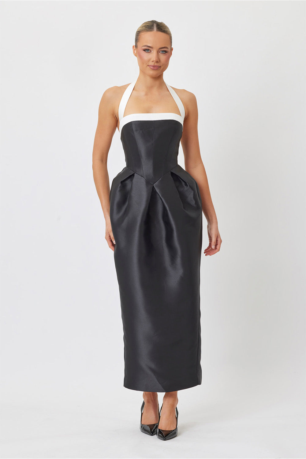 Victoria Midi Dress Black