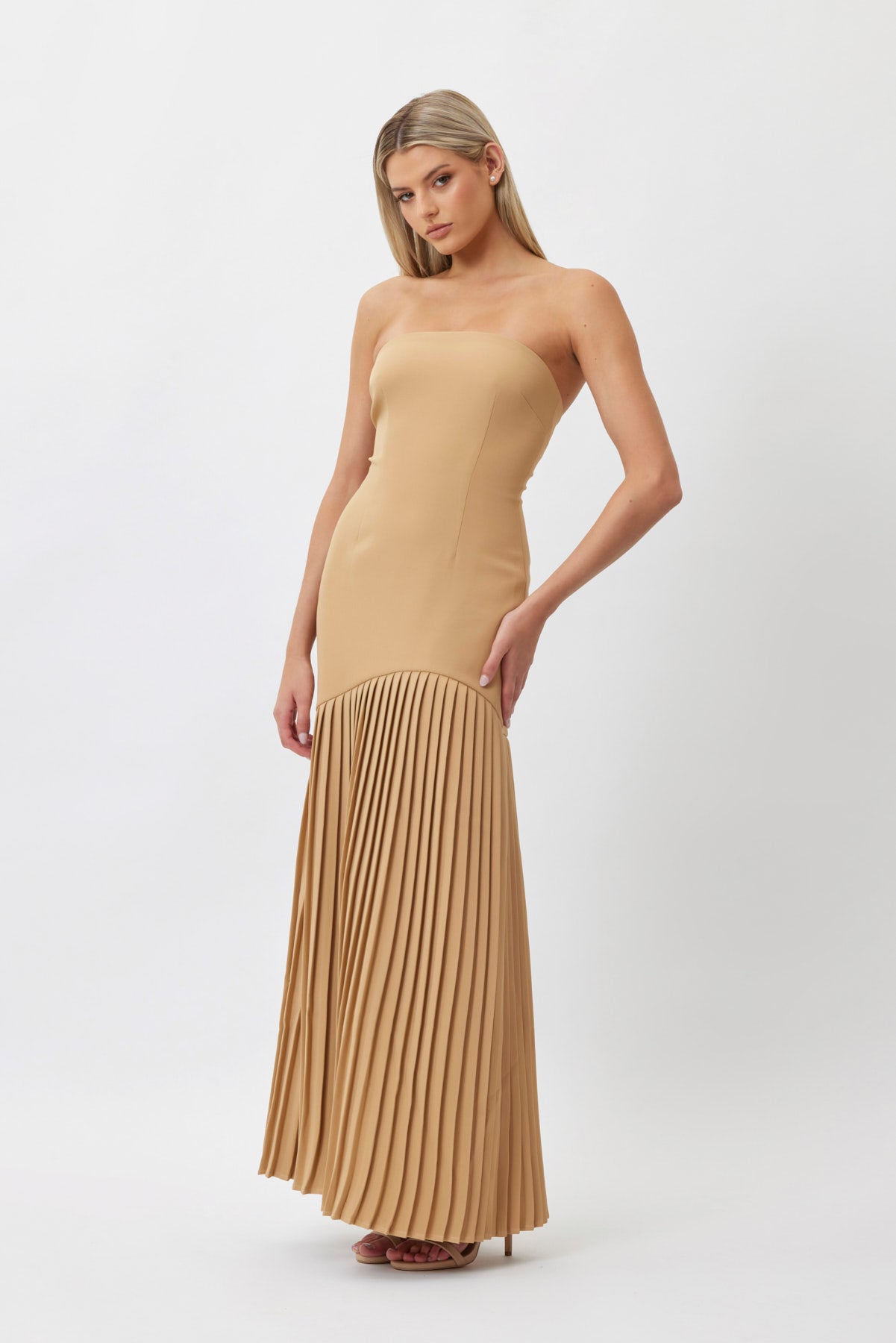 Mara Pleated Dress