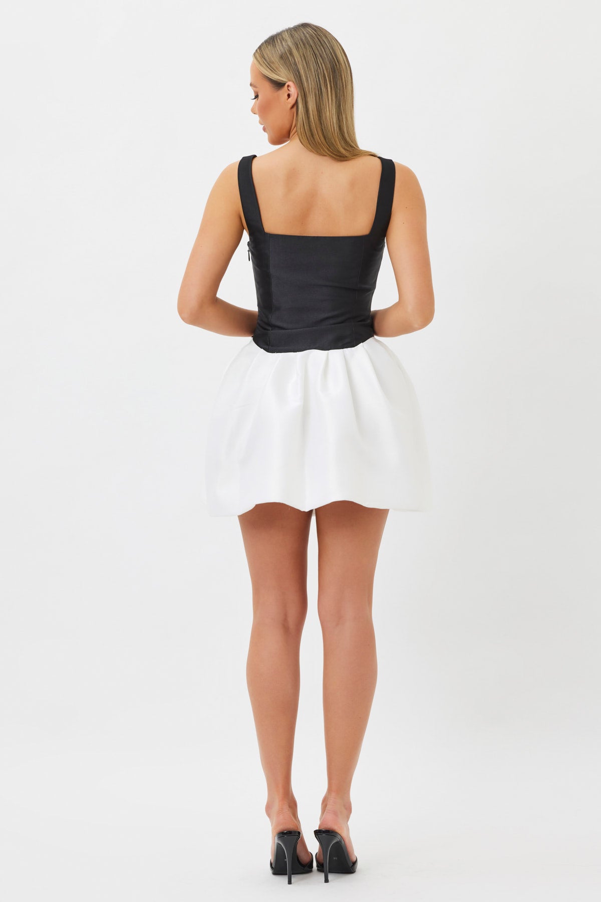 Alba Mini Dress Black/White