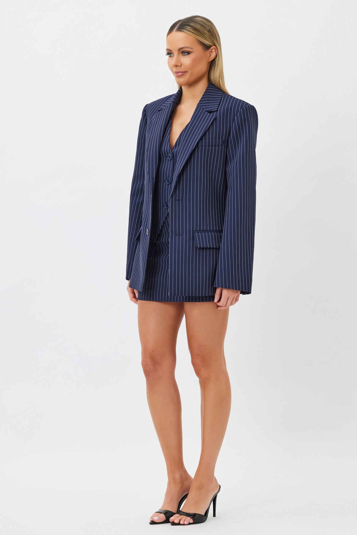 Remy Blazer Pinstripe