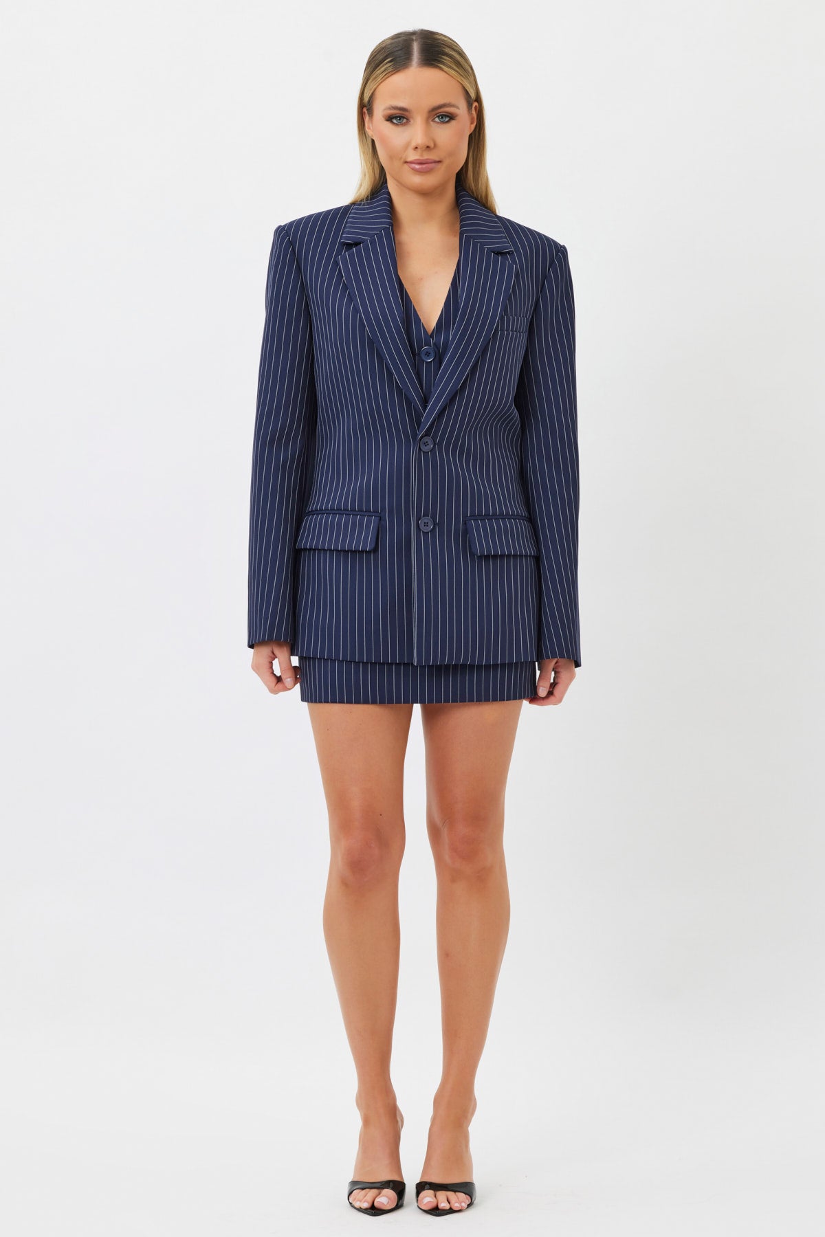 Remy Blazer Pinstripe