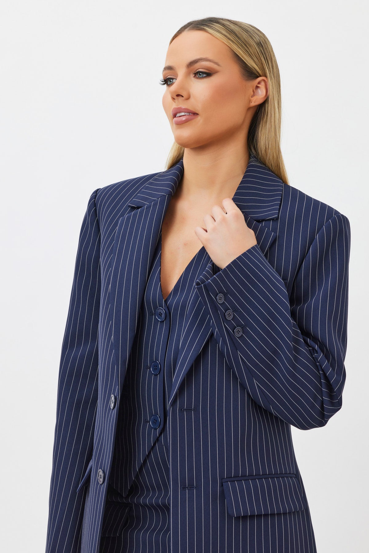 Remy Blazer Pinstripe