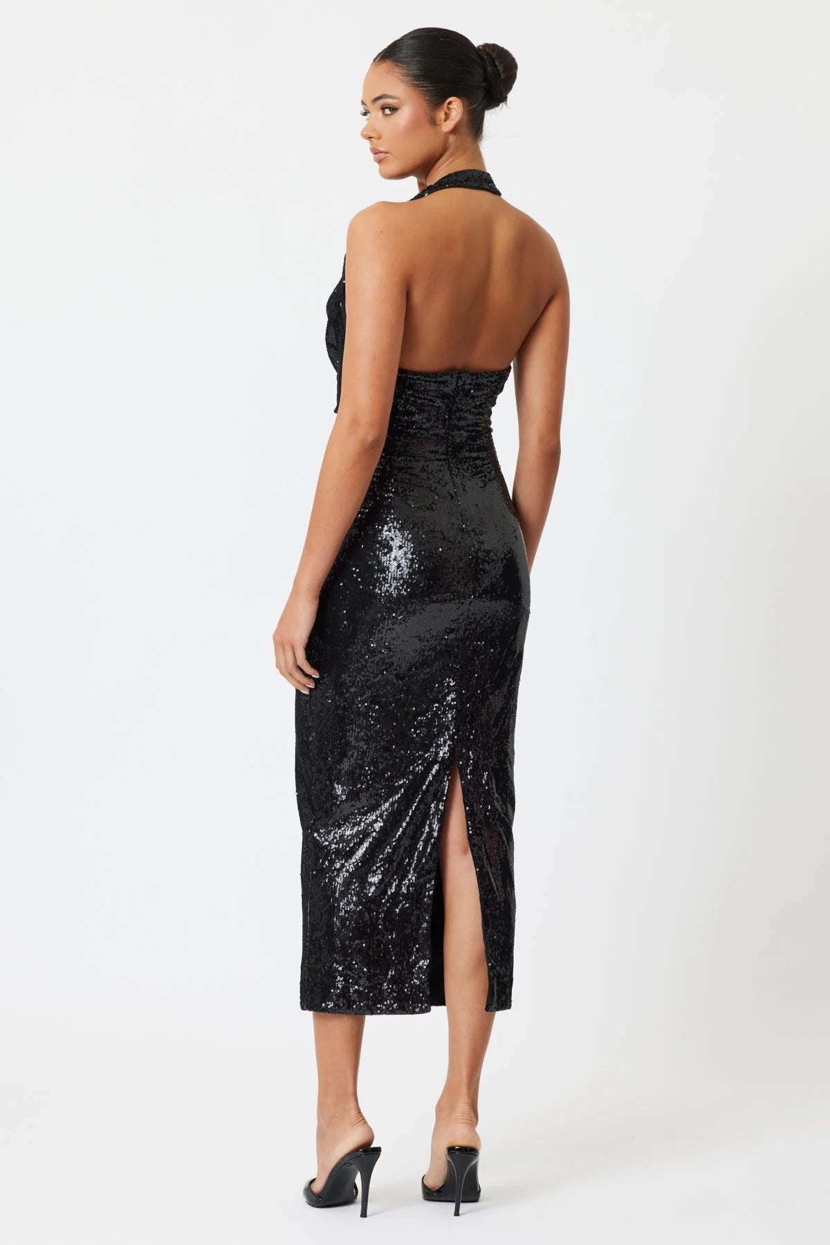 Sample 4ZCF4 Midi Dress Black 6