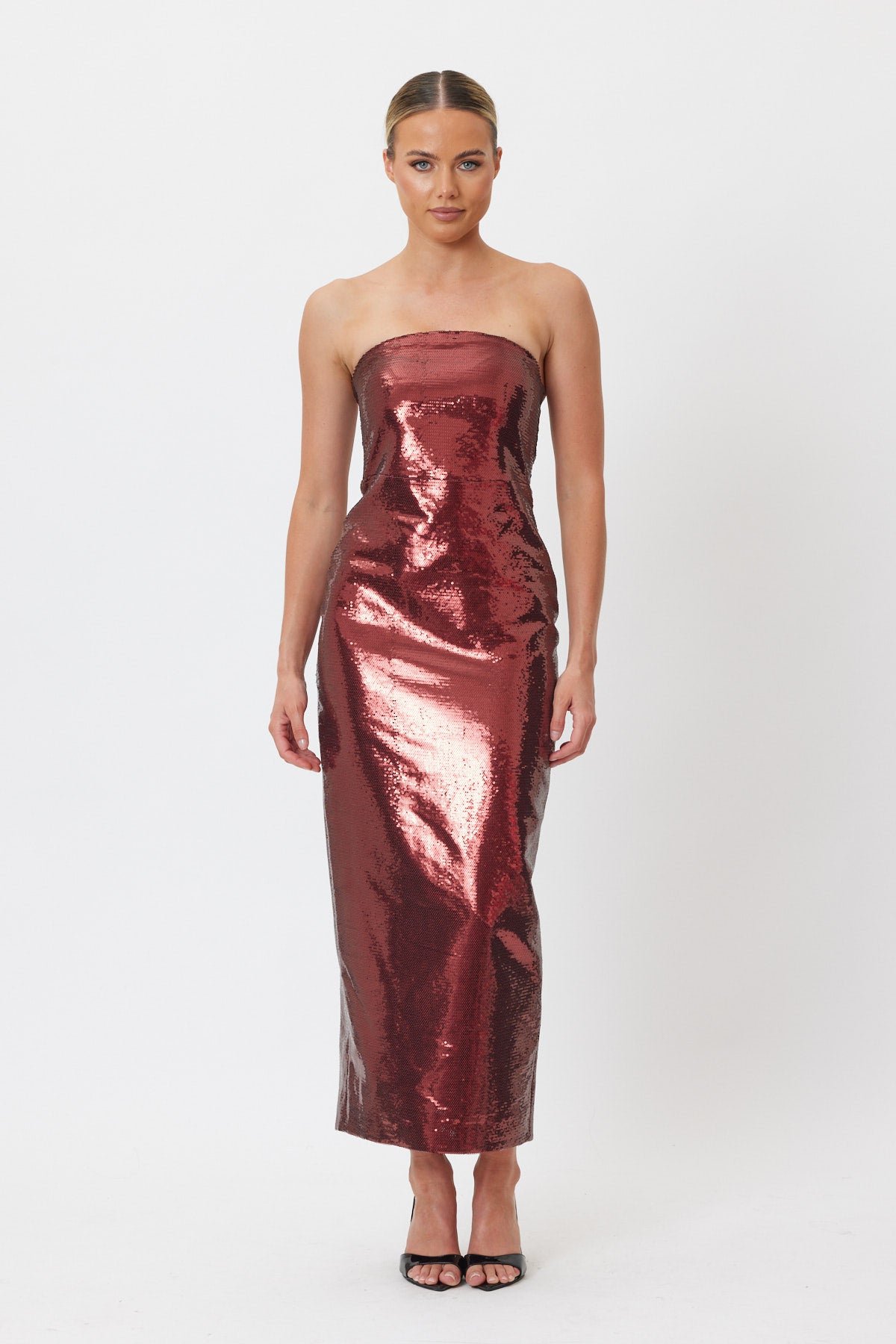 SAMPLE L8NR2 MAXI DRESS RED 6