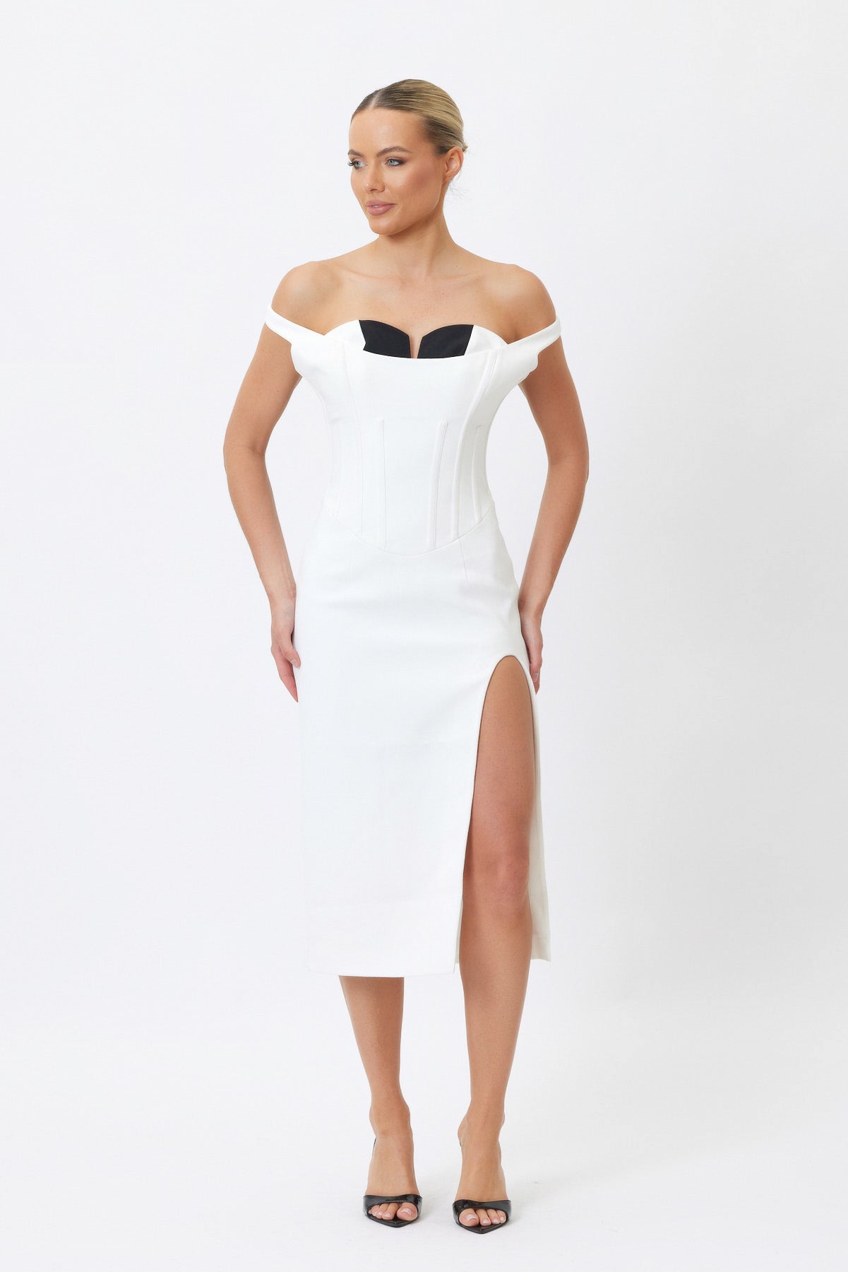 Sample 6Oxbi Maxi Dress White/Black 6