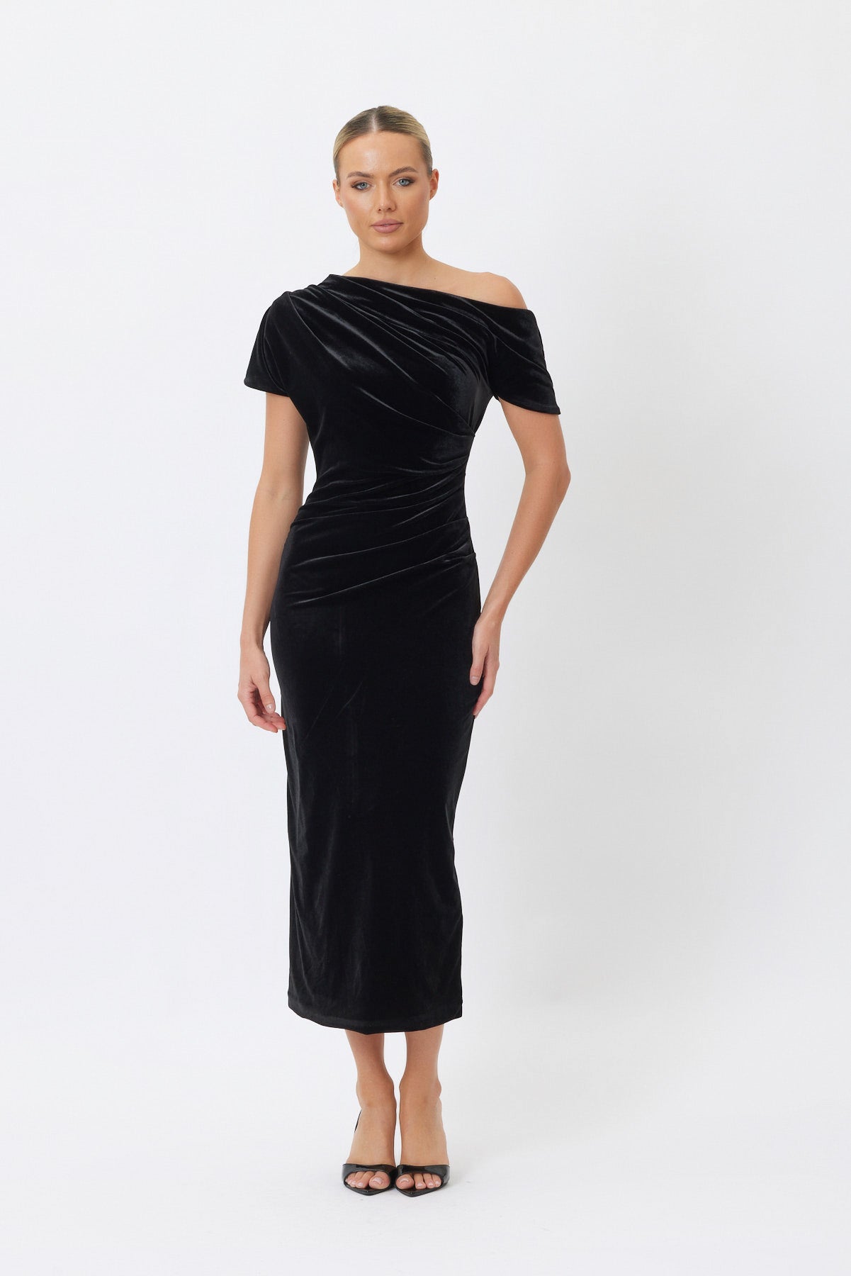 Sample 9G7Ed Midi Dress Black 6