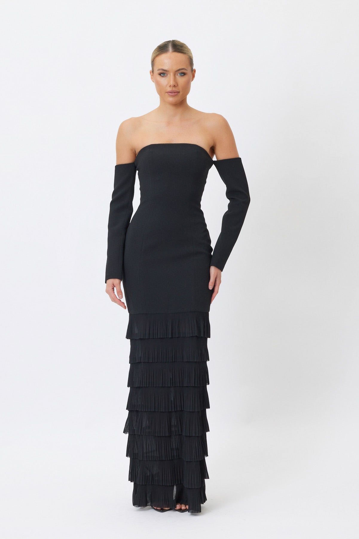 Sample Qa2Kz Maxi Dress Black 6