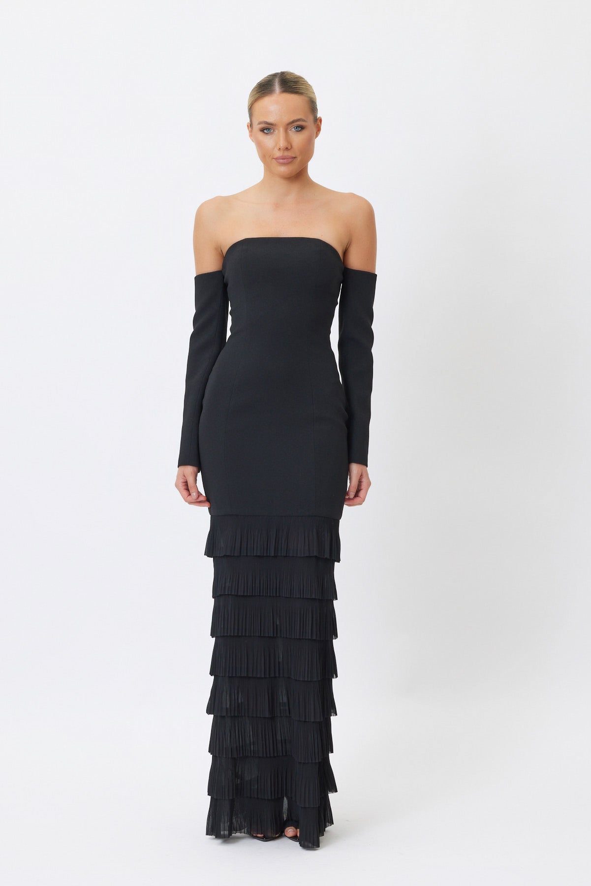 Sample Qa2Kz Maxi Dress Black 6