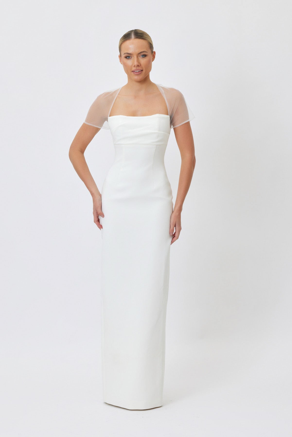 Sample 10Wl4 Maxi Dress White 6