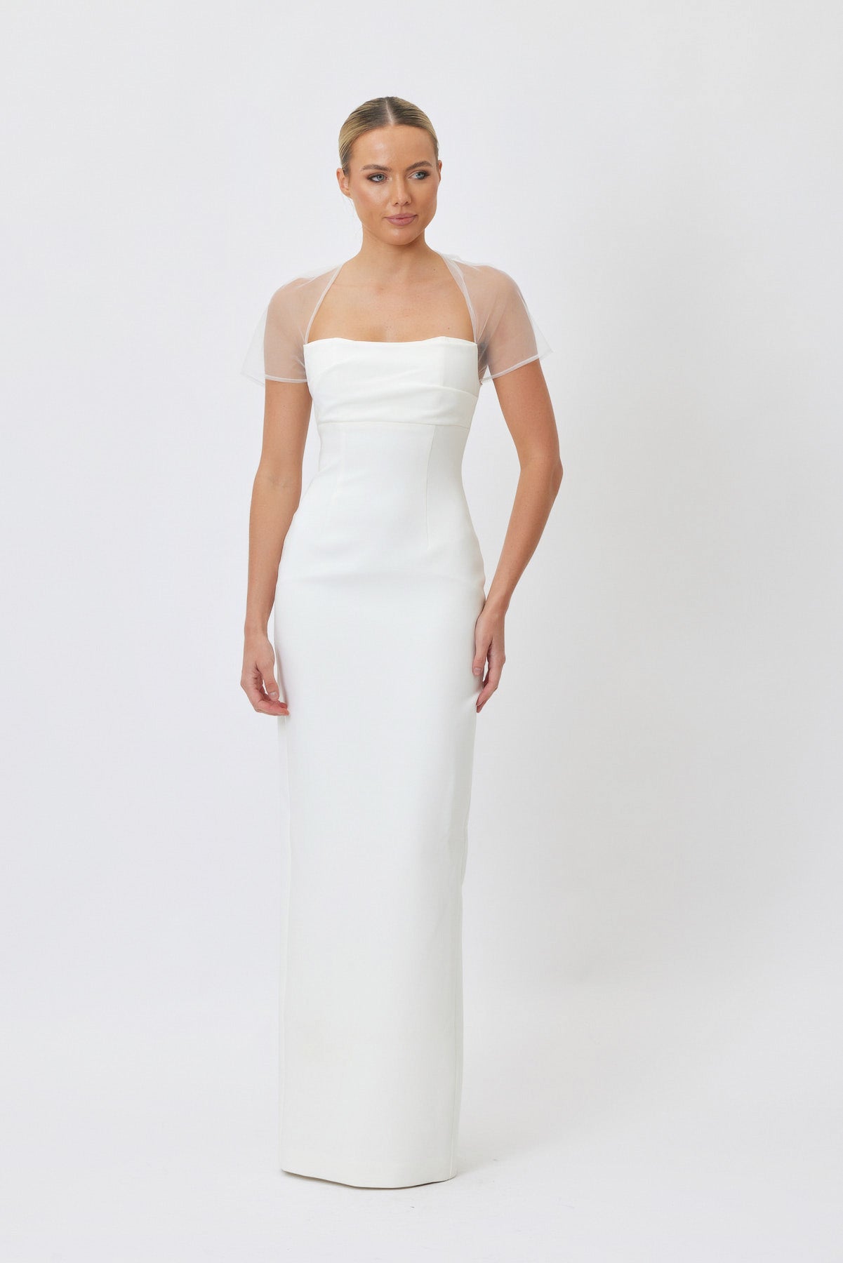 Sample 10Wl4 Maxi Dress White 6