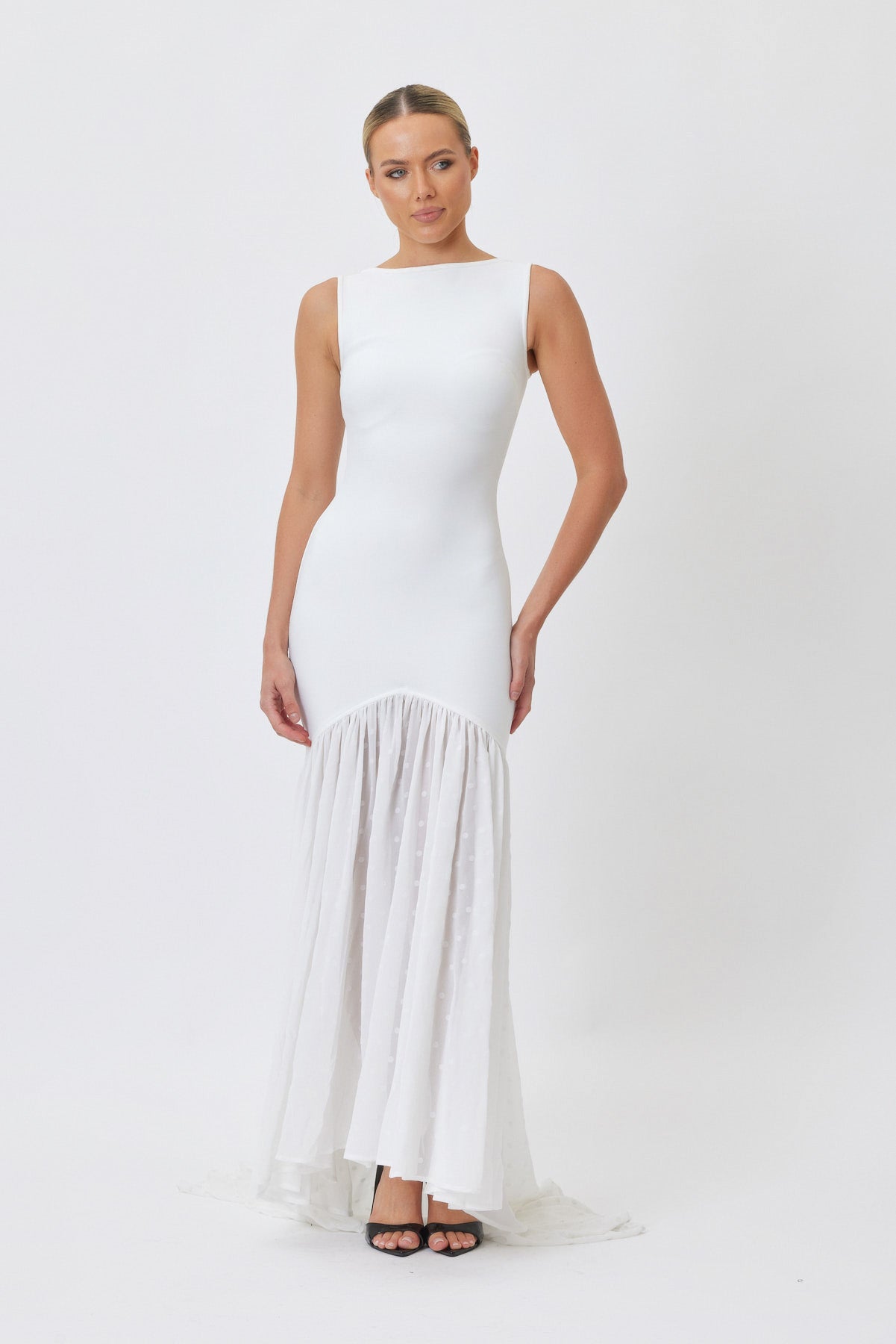 Sample Spk6Z Maxi Dress White 6