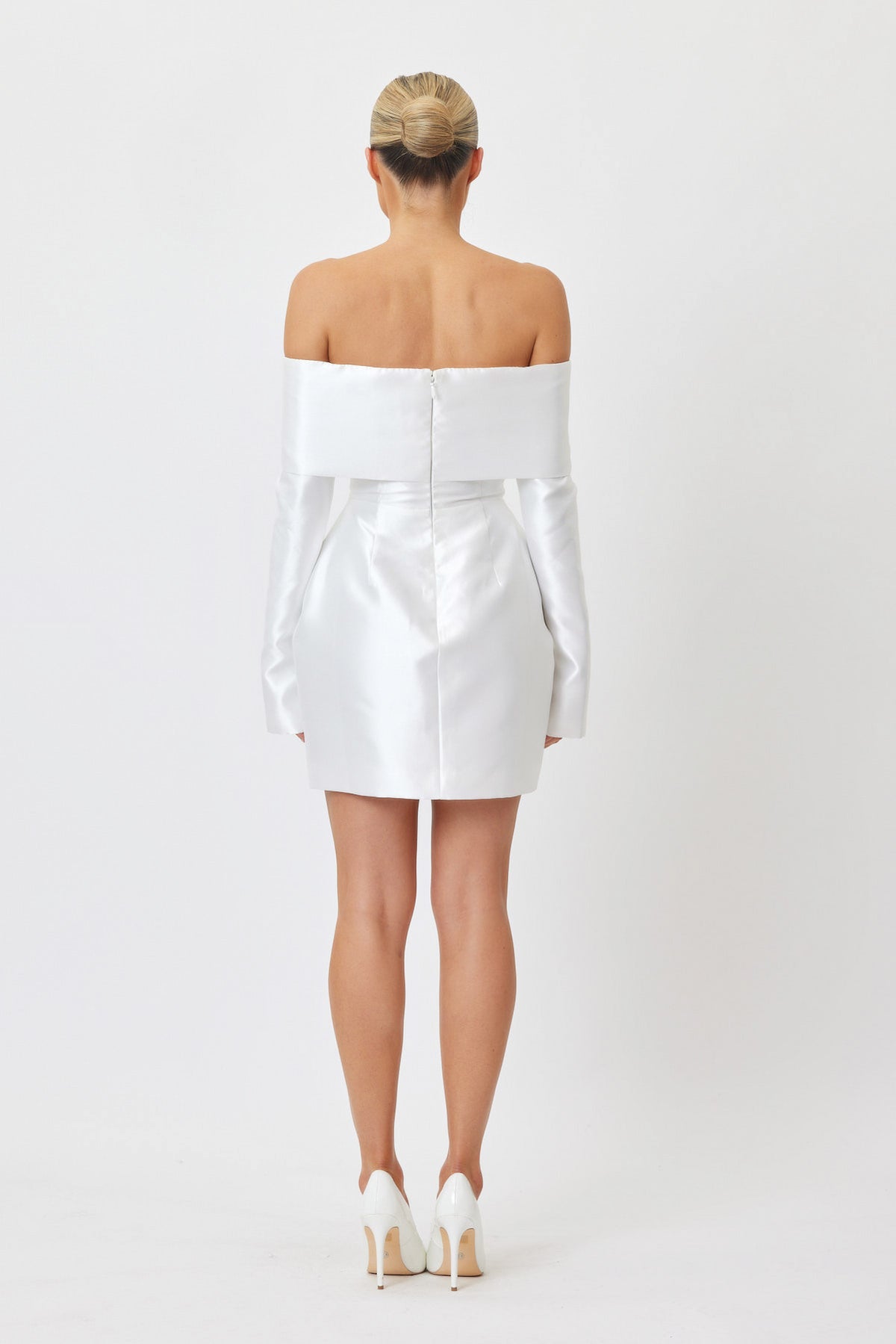 Sample 1LW68 Mini Dress WHITE 6