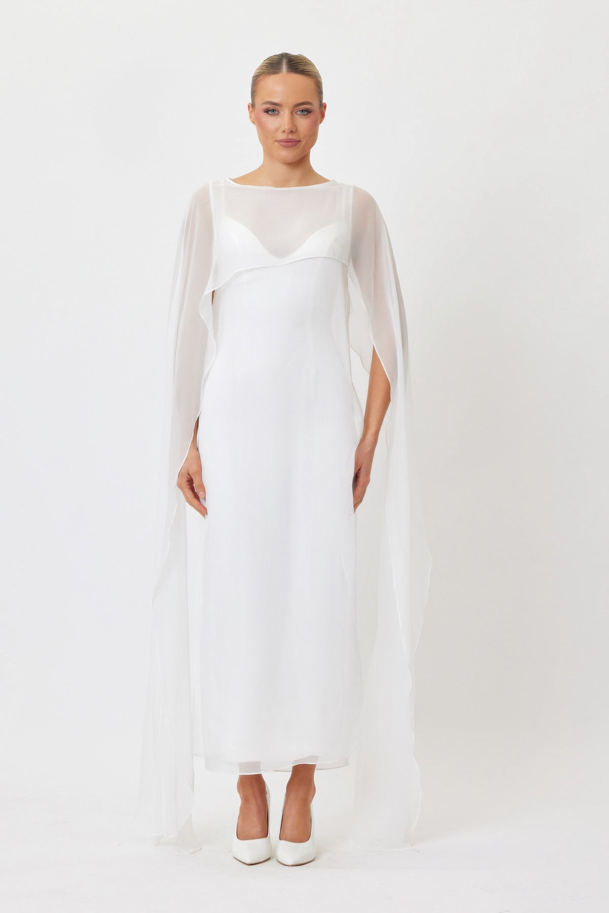 Sample ZGEKU Maxi Dress WHITE 6