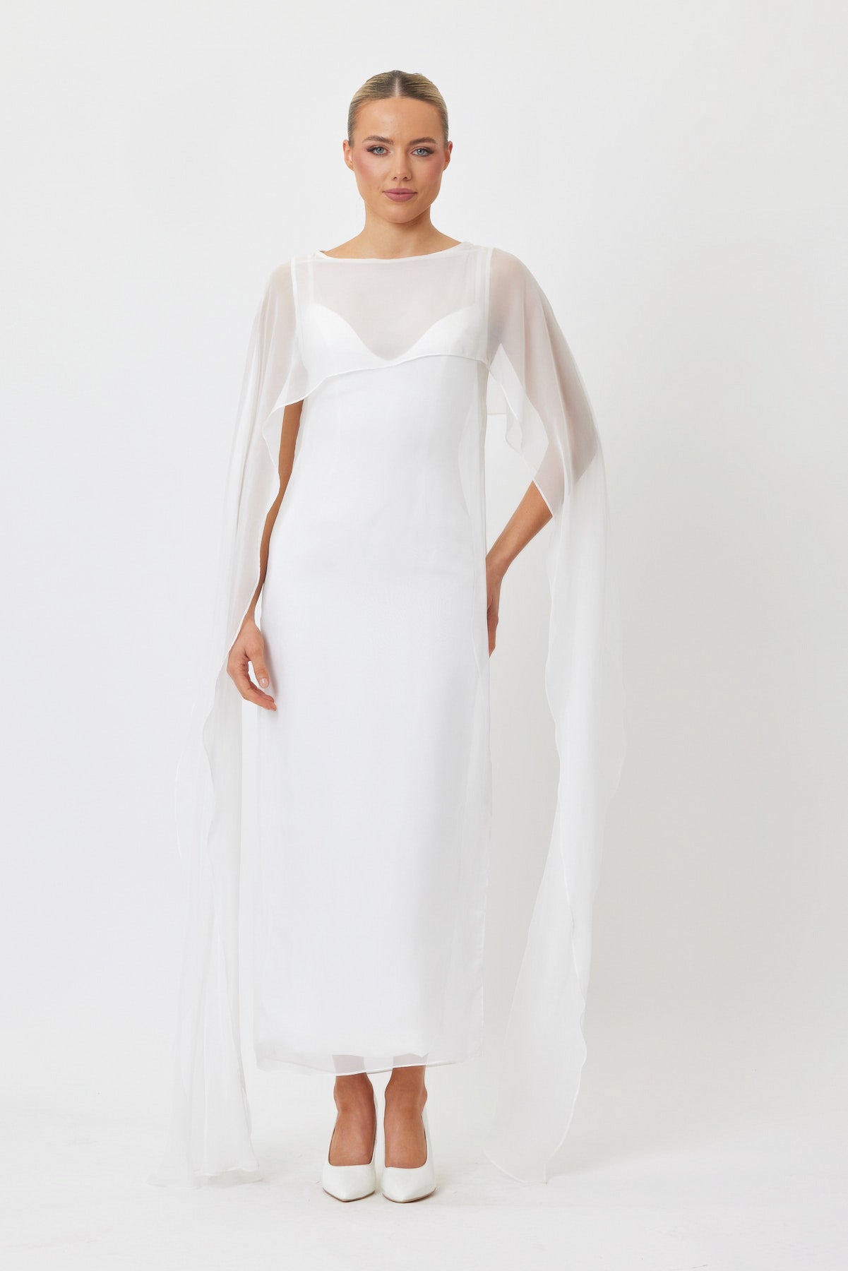 Sample ZGEKU Maxi Dress WHITE 6