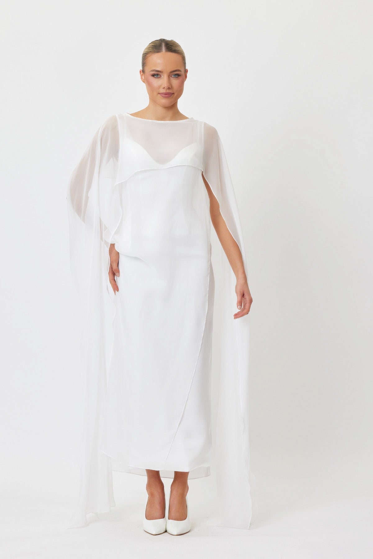 Sample ZGEKU Maxi Dress WHITE 6