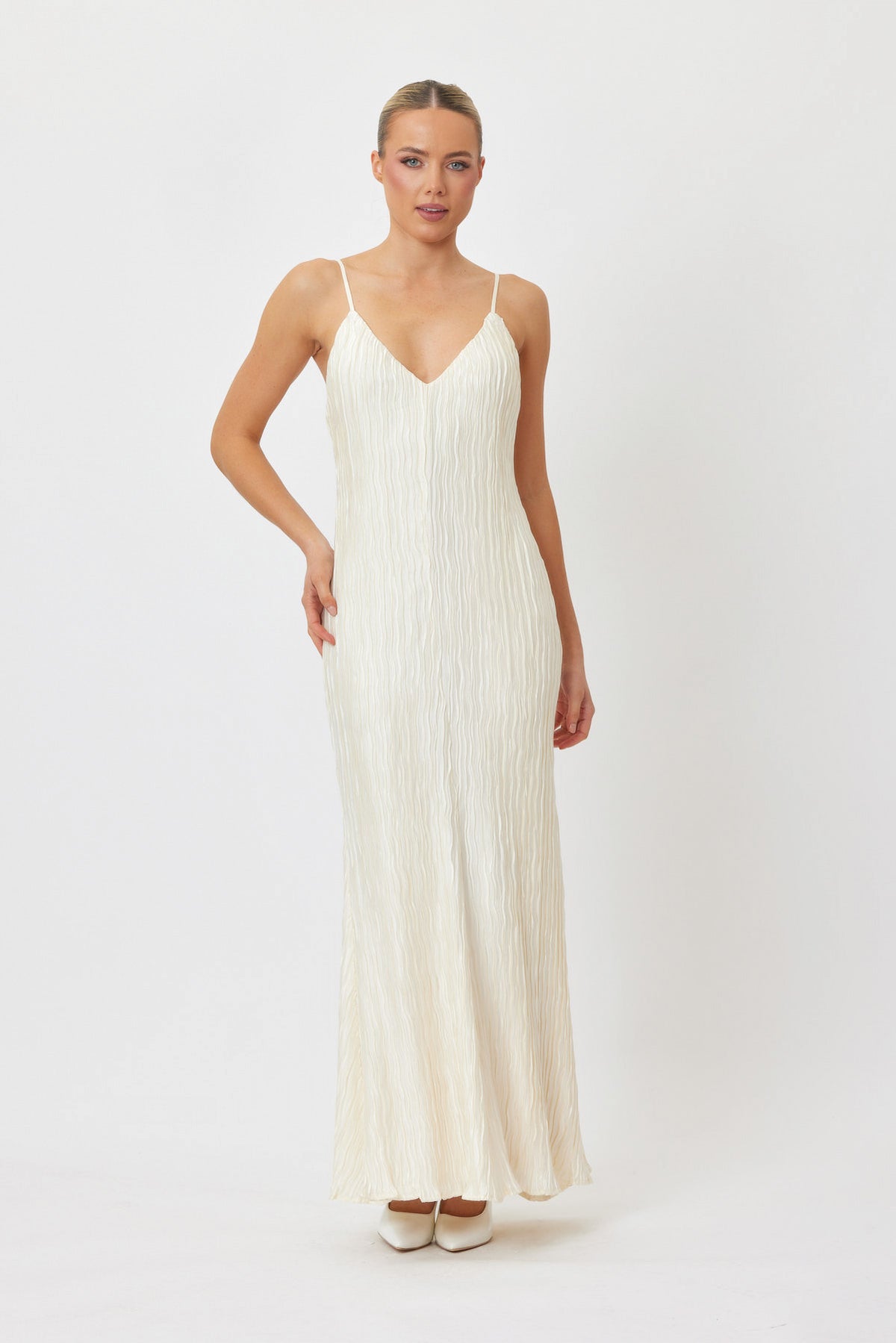 Sample TJ6BZ Maxi Dress BEIGE 6