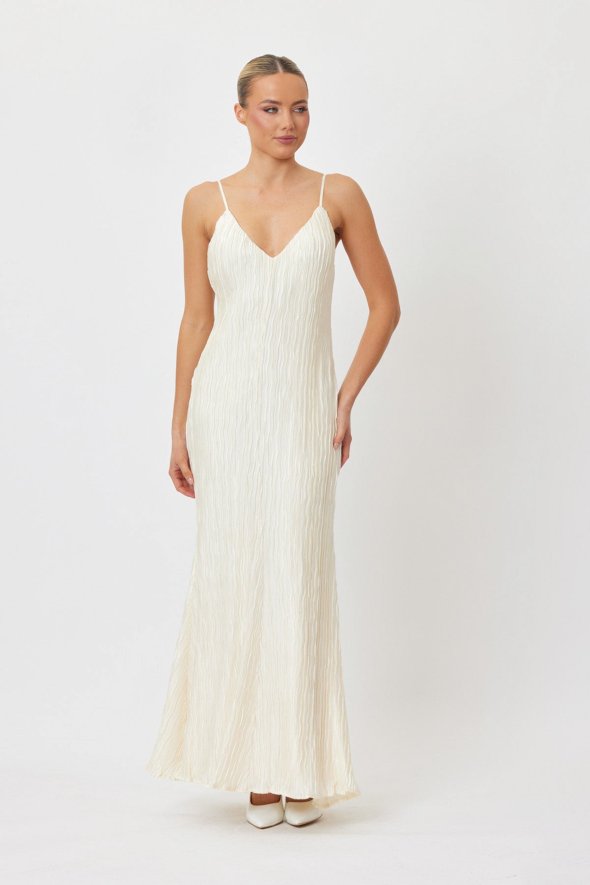 Sample TJ6BZ Maxi Dress BEIGE 6