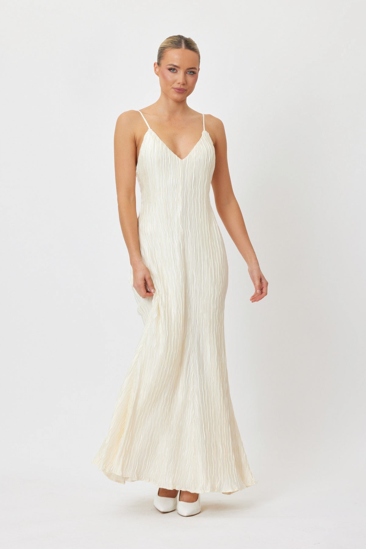 Sample TJ6BZ Maxi Dress BEIGE 6