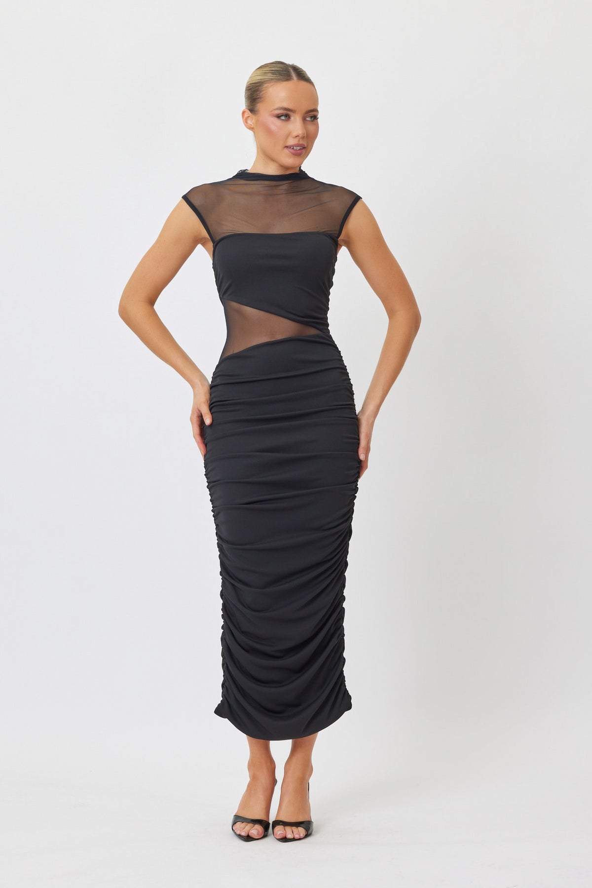 Sample ETAN5 Midi Dress BLACK 6